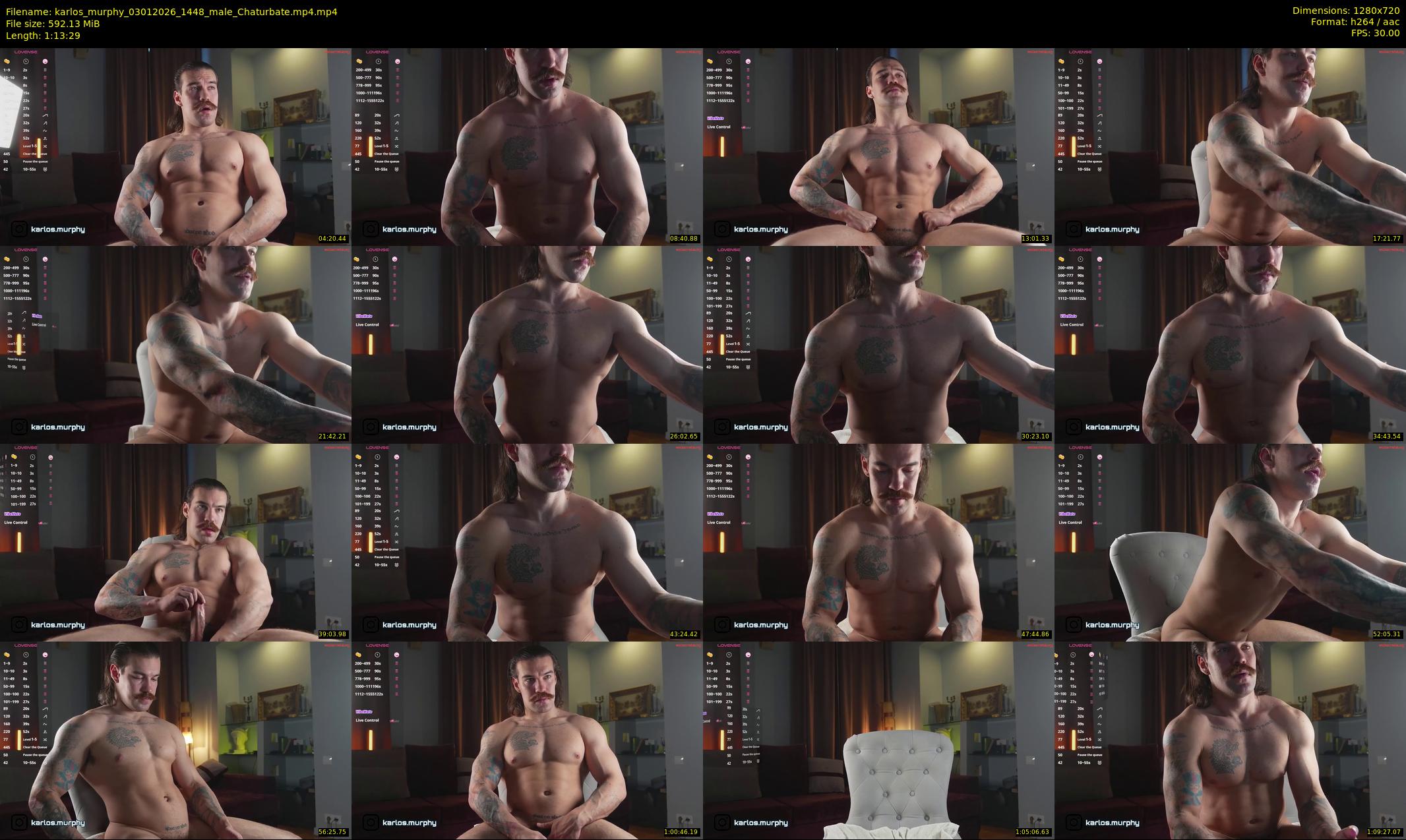 karlos_murphy — 74 minute Chaturbate male cam show recording, 720p, Jan 3, 2026