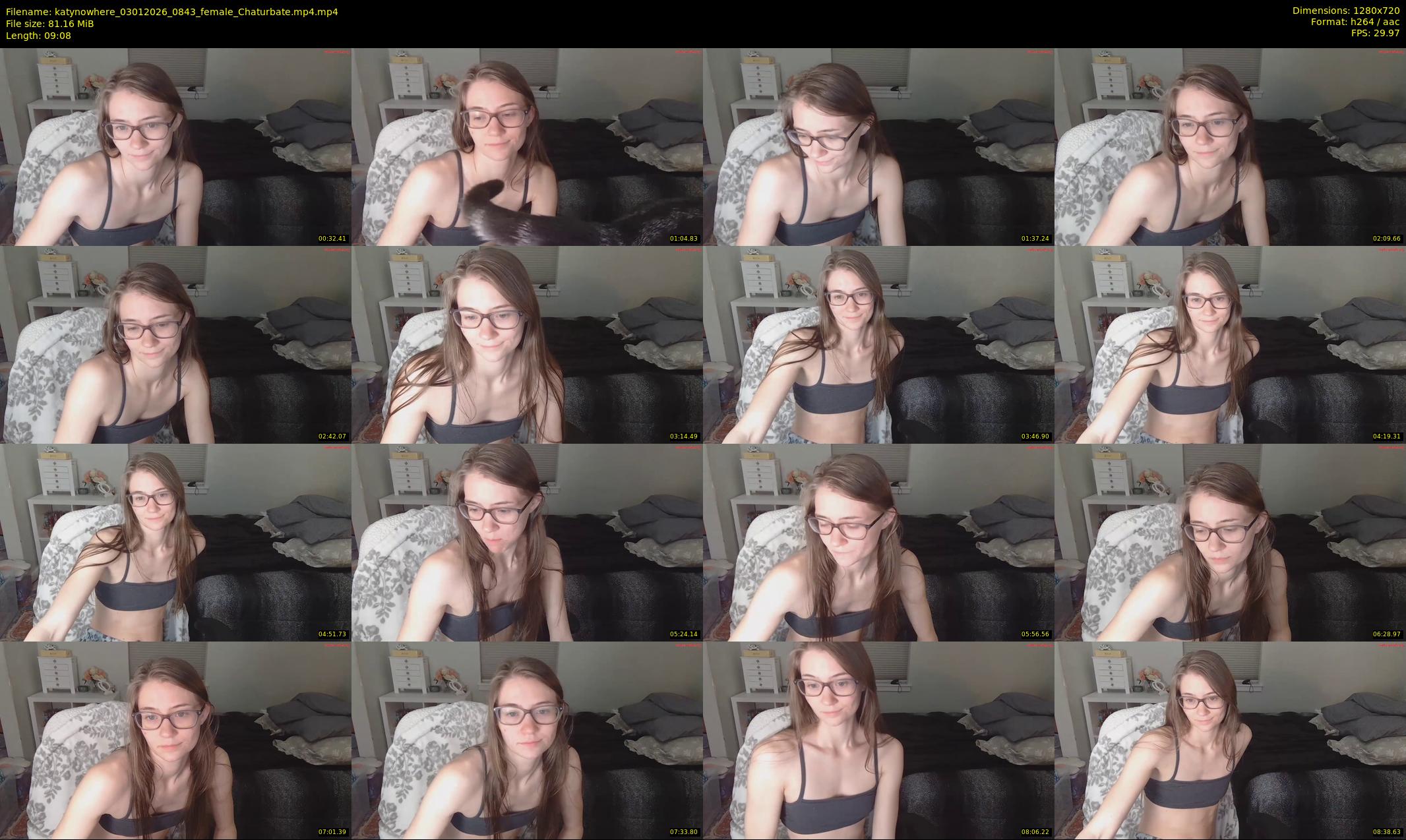 katynowhere — 10 minute Chaturbate female cam show recording, 720p, Jan 3, 2026