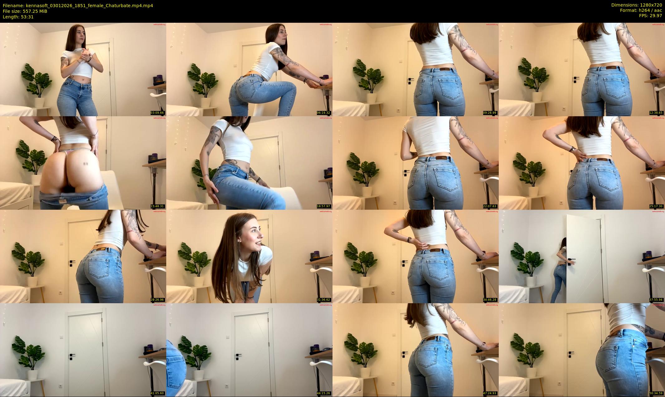 kennasoft — 54 minute Chaturbate female cam show recording, 720p, Jan 3, 2026