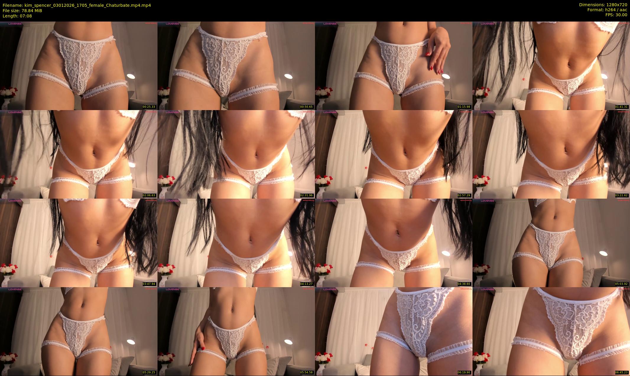 kim_spencer — 8 minute Chaturbate female cam show recording, 720p, Jan 3, 2026