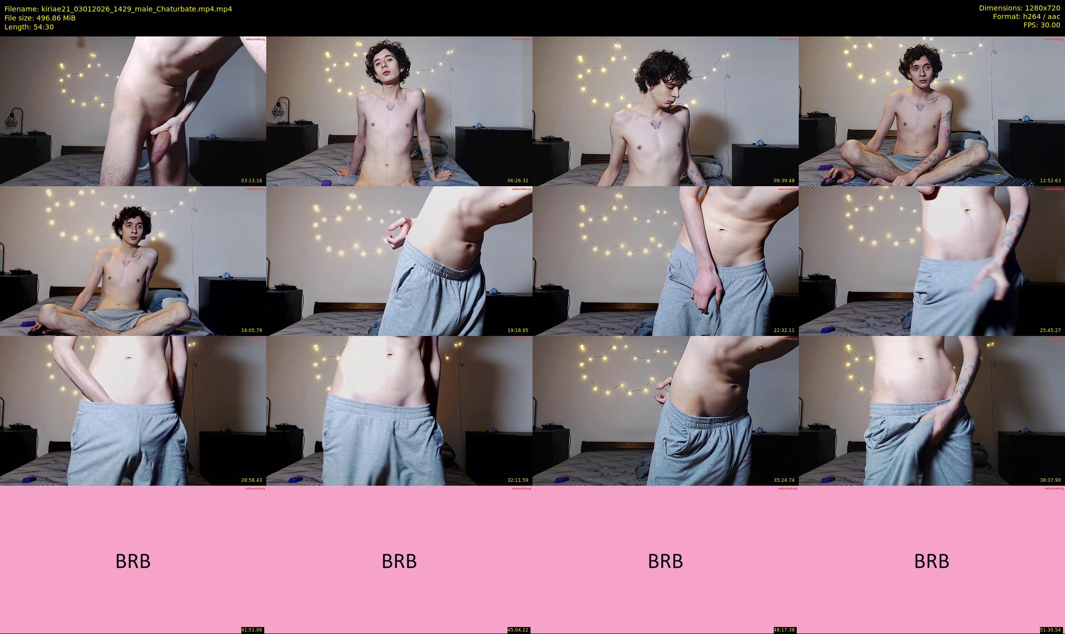 kiriae21 — 55 minute Chaturbate male cam show recording, 720p, Jan 3, 2026