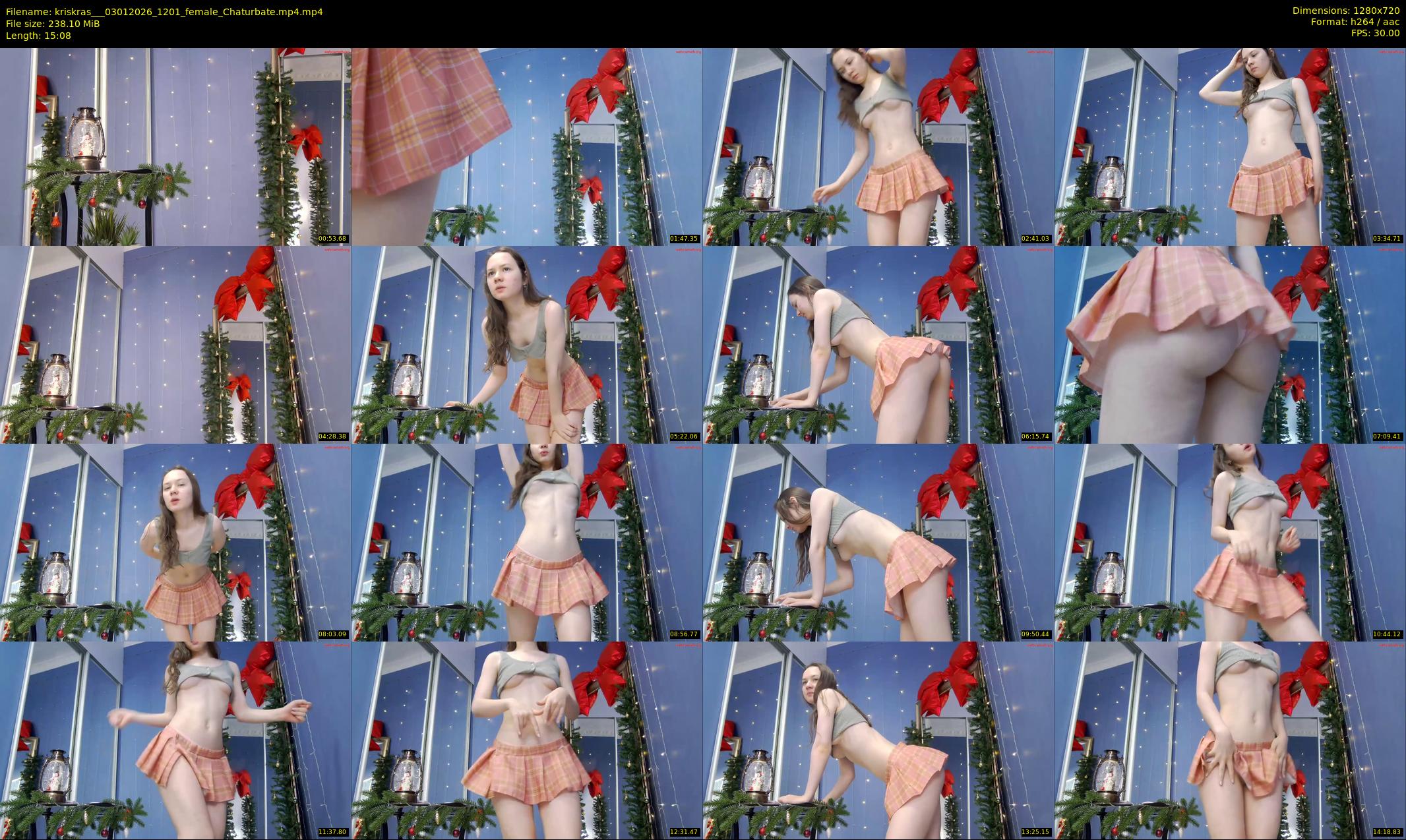 kriskras__ — 16 minute Chaturbate female cam show recording, 720p, Jan 3, 2026