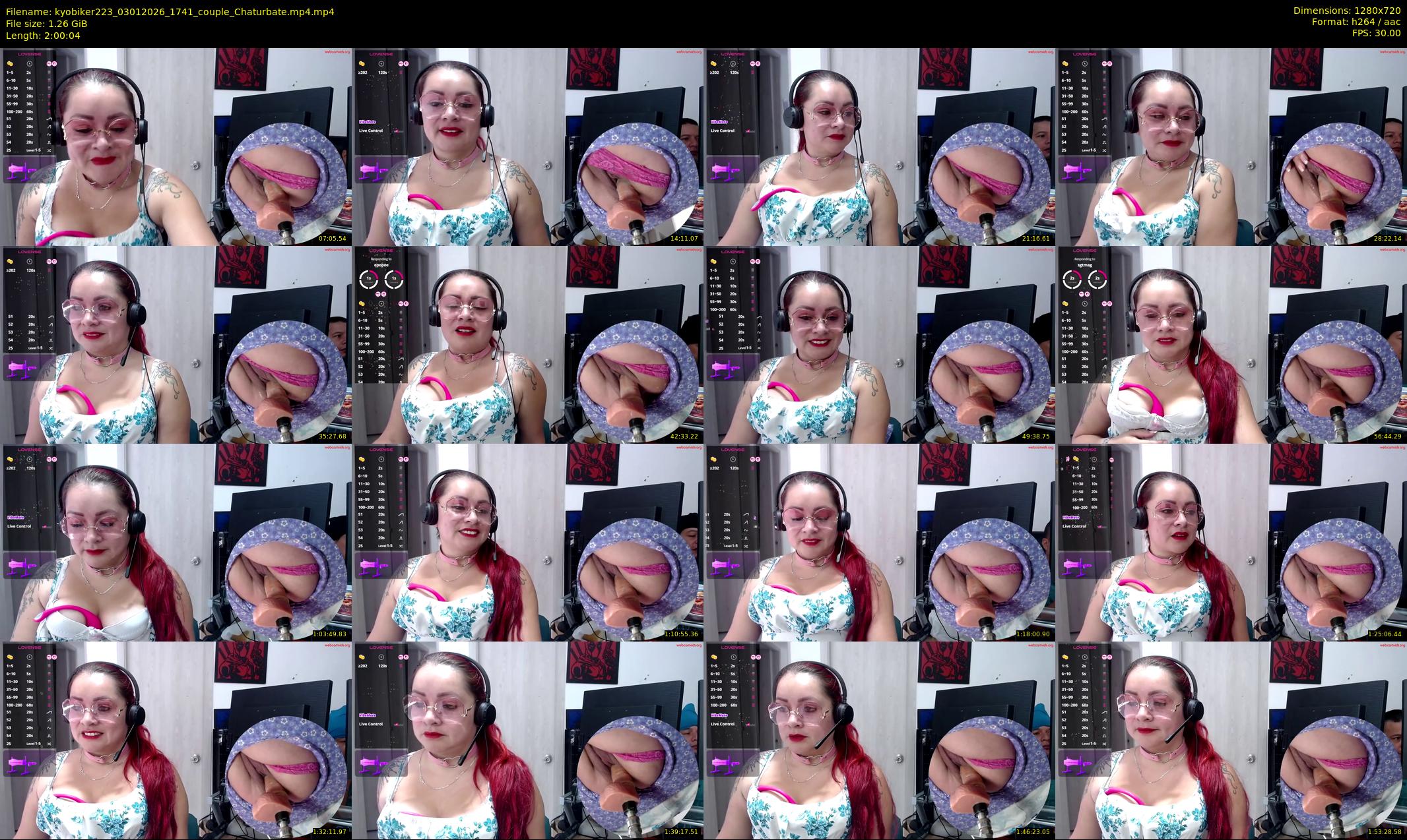 kyobiker223 — 121 minute Chaturbate couple cam show recording, 720p, Jan 3, 2026
