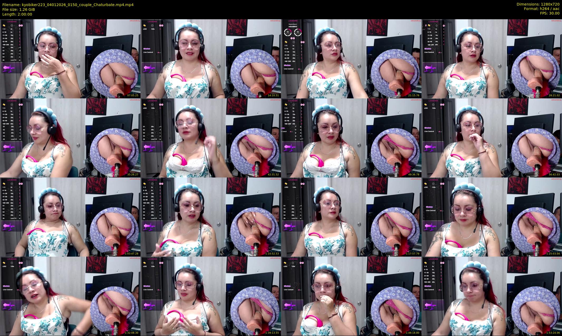 kyobiker223 — 120 minute Chaturbate couple cam show recording, 720p, Jan 4, 2026