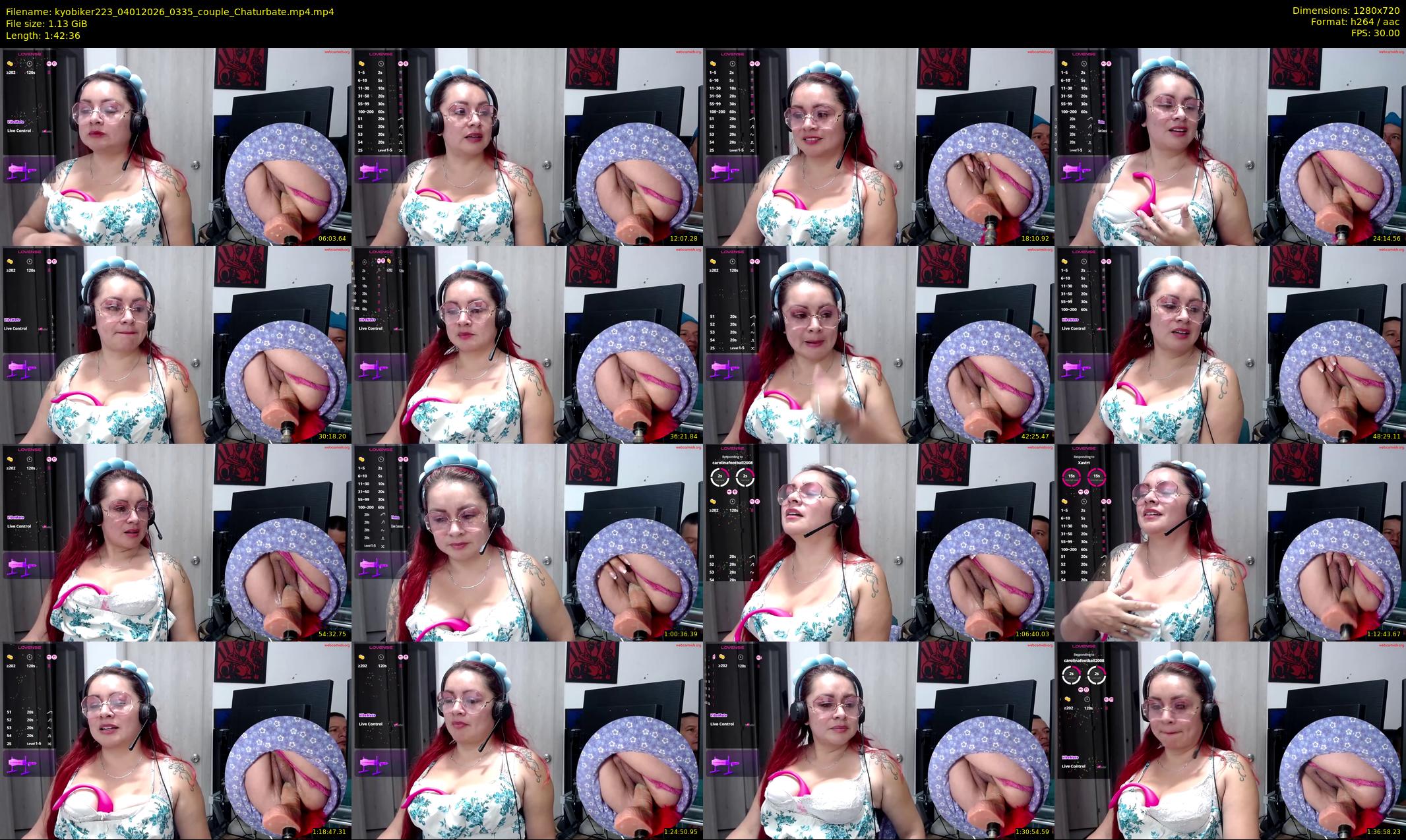 kyobiker223 — 103 minute Chaturbate couple cam show recording, 720p, Jan 4, 2026