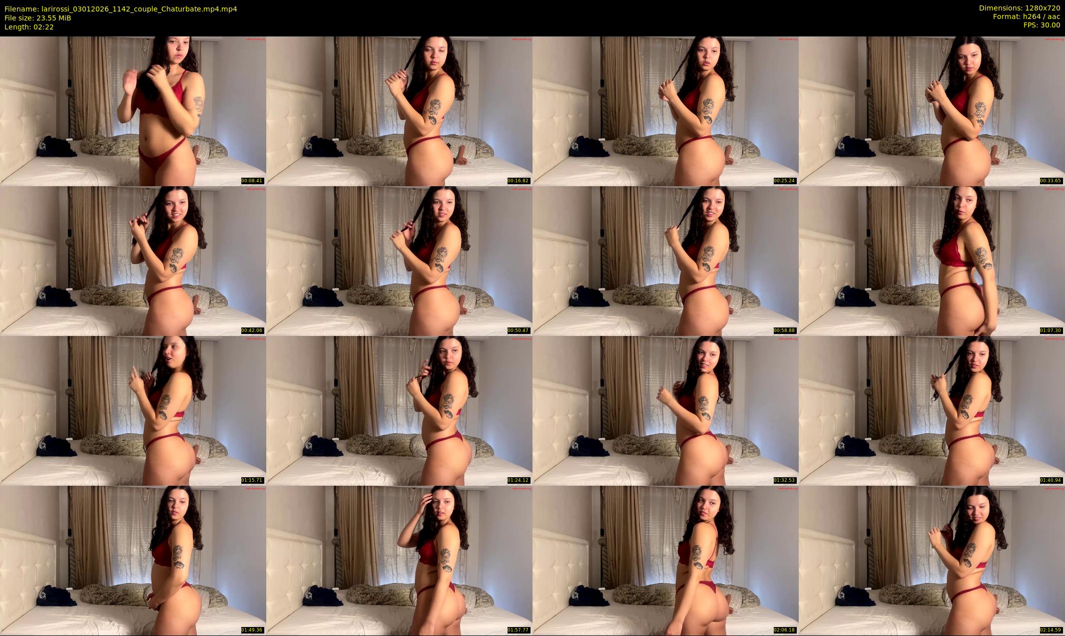 larirossi — 3 minute Chaturbate couple cam show recording, 720p, Jan 3, 2026