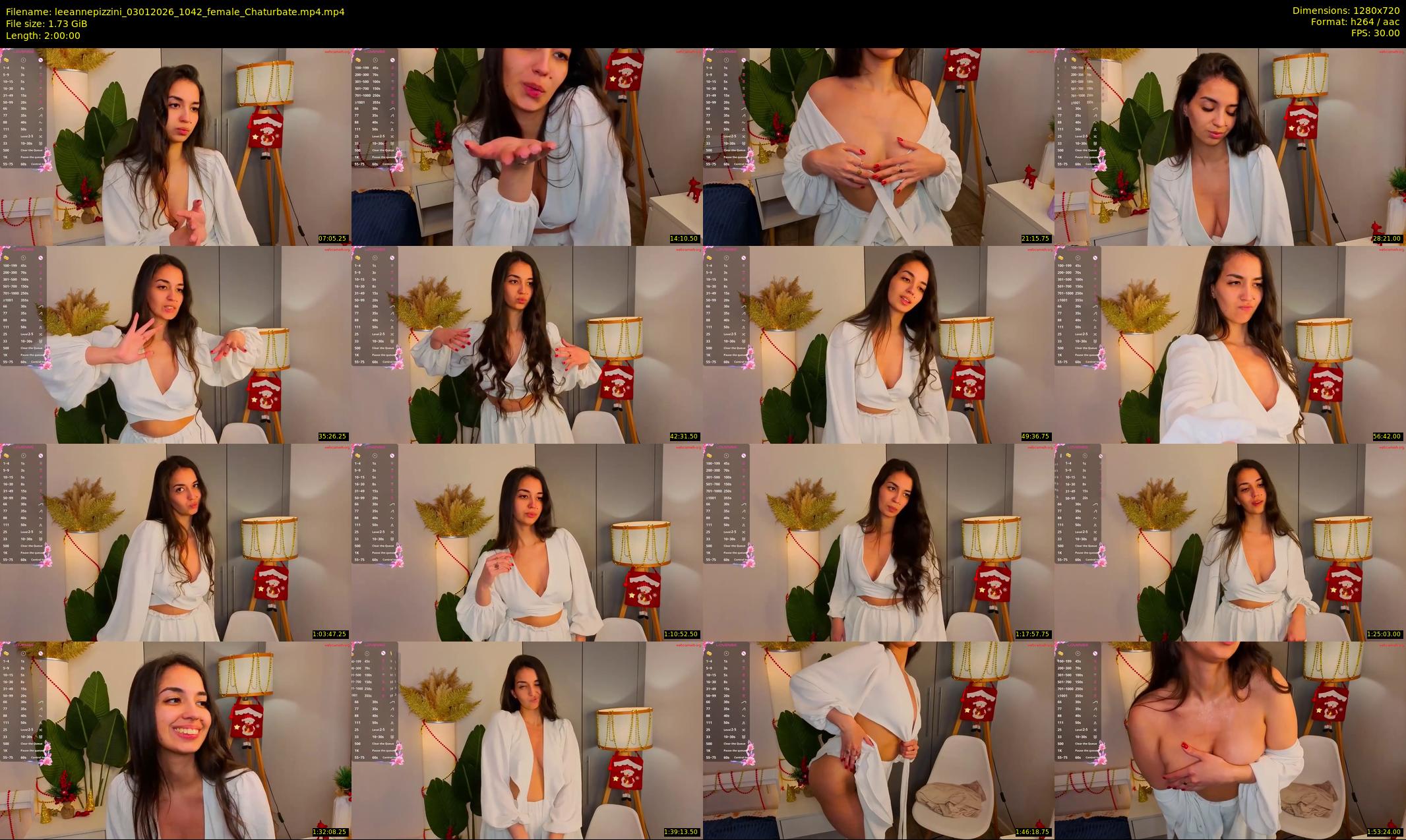 leeannepizzini — 120 minute Chaturbate female cam show recording, 720p, Jan 3, 2026
