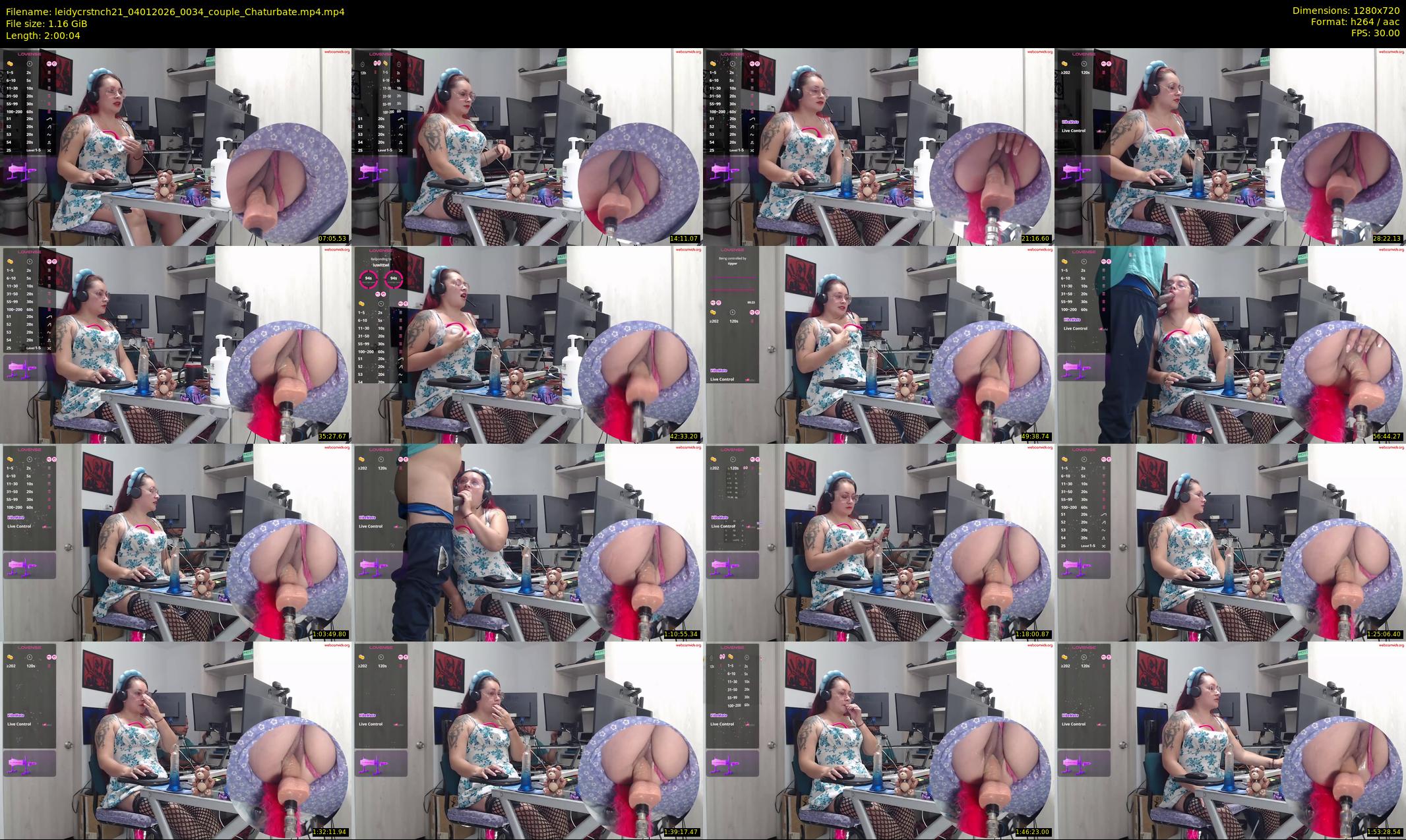 leidycrstnch21 — 121 minute Chaturbate female cam show recording, 720p, Jan 4, 2026