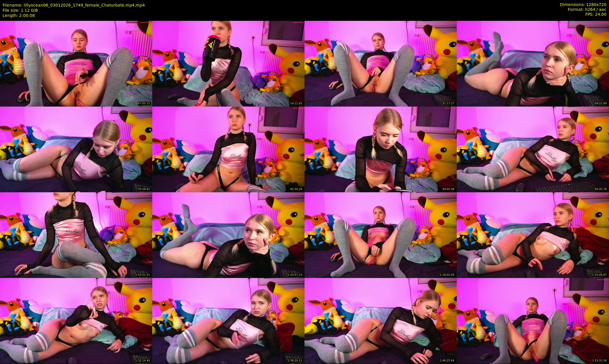lillyocean06 — 121 minute Chaturbate female cam show recording, 720p, Jan 3, 2026