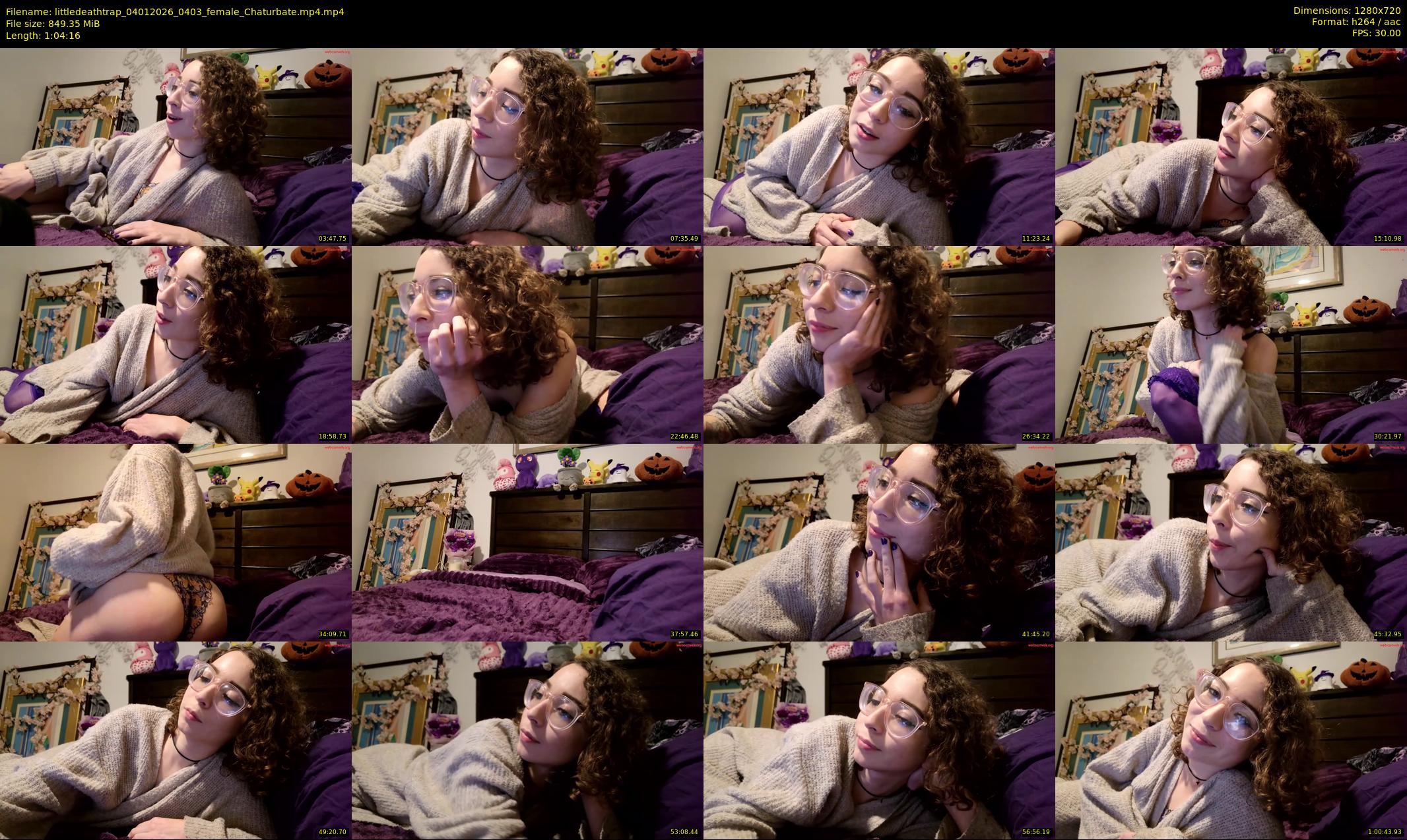littledeathtrap — 65 minute Chaturbate female cam show recording, 720p, Jan 4, 2026