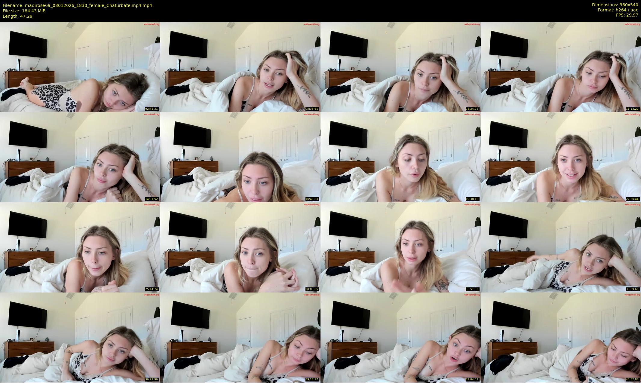 madirose69 — 48 minute Chaturbate female cam show recording, 480p, Jan 3, 2026