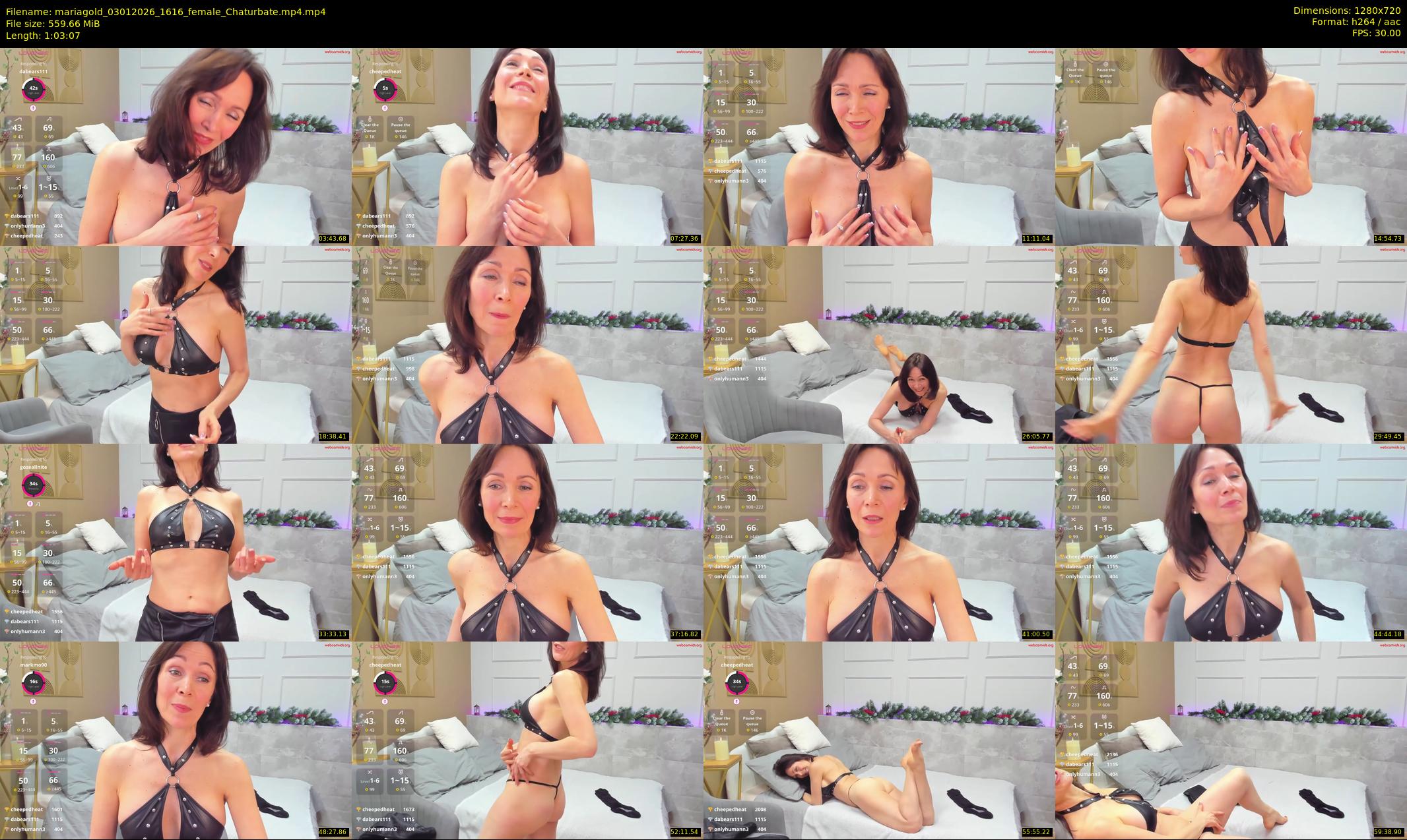 mariagold — 64 minute Chaturbate female cam show recording, 720p, Jan 3, 2026