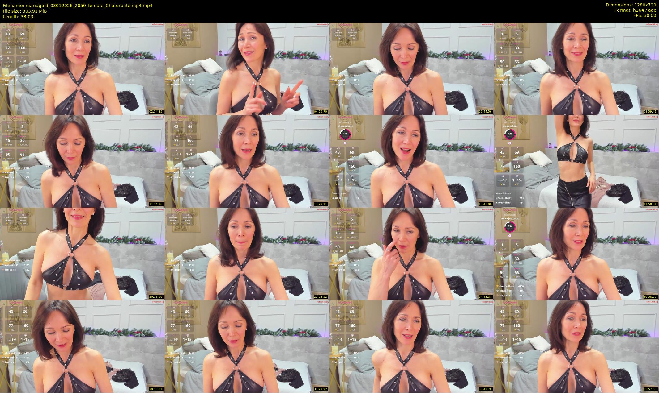mariagold — 39 minute Chaturbate female cam show recording, 720p, Jan 3, 2026