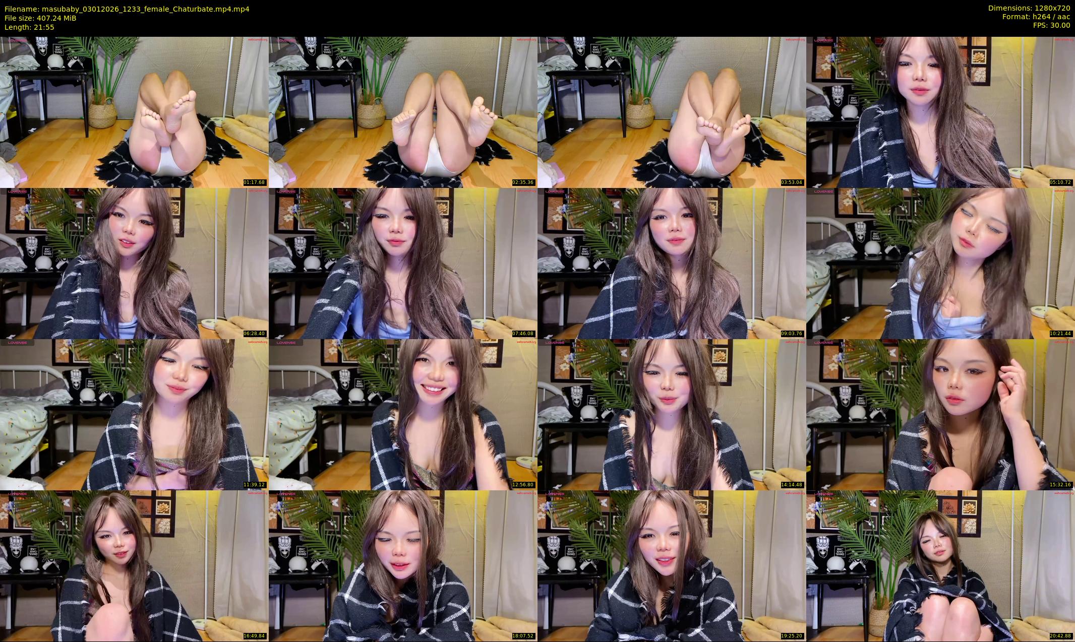 masubaby — 22 minute Chaturbate female cam show recording, 720p, Jan 3, 2026