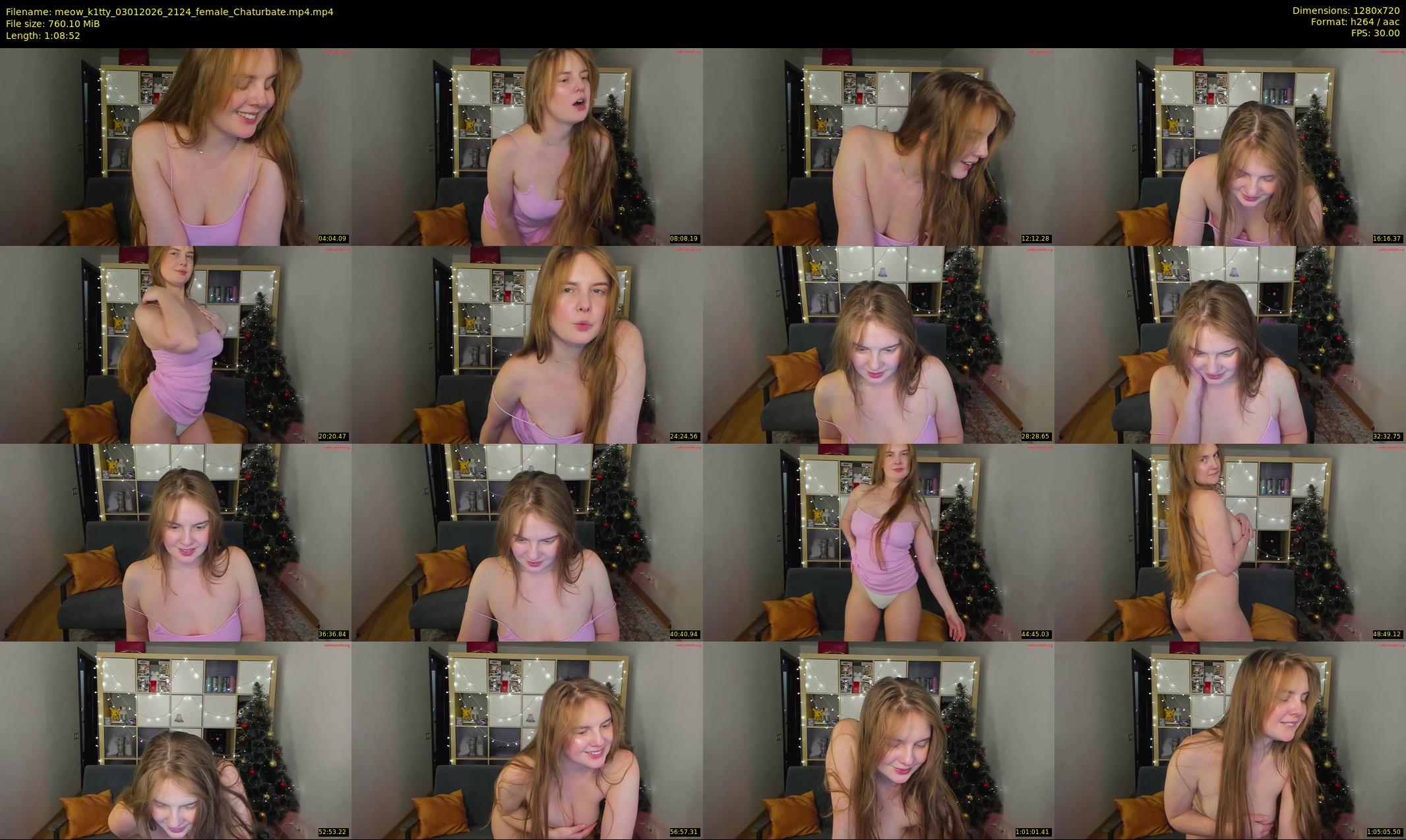 meow_k1tty — 69 minute Chaturbate female cam show recording, 720p, Jan 3, 2026