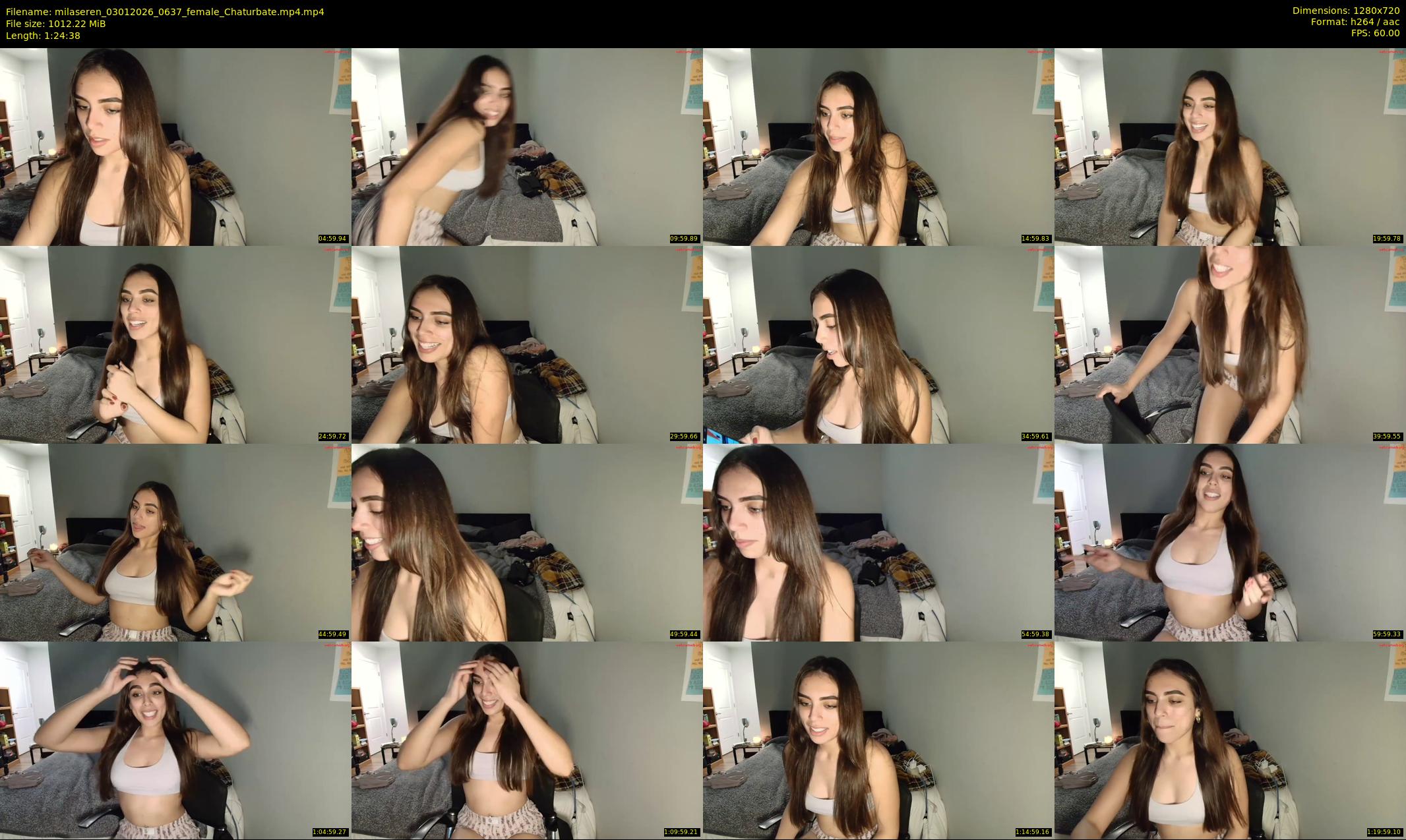milaseren — 85 minute Chaturbate female cam show recording, 720p, Jan 3, 2026