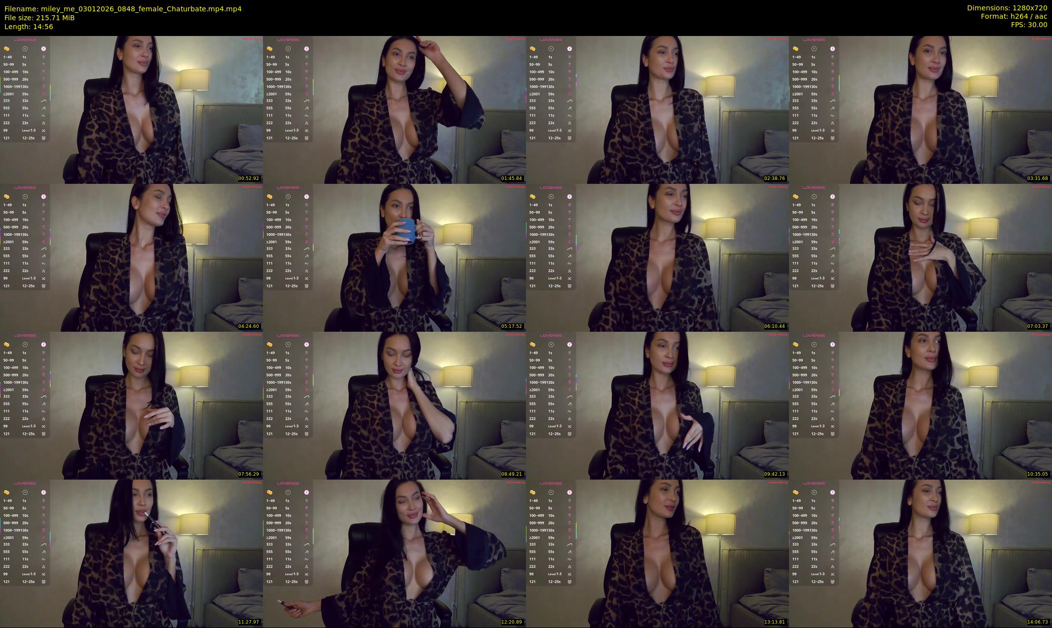 miley_me — 15 minute Chaturbate female cam show recording, 720p, Jan 3, 2026