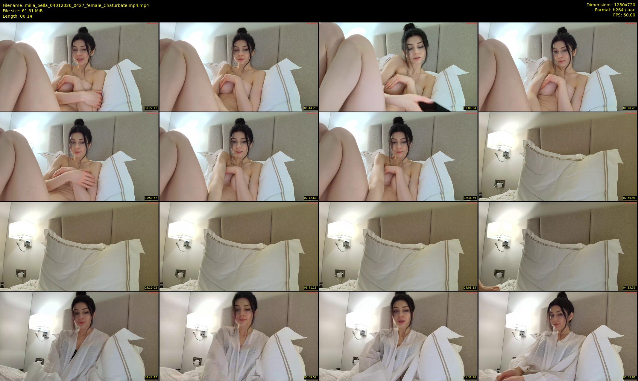 milla_bella — 7 minute Chaturbate female cam show recording, 720p, Jan 4, 2026