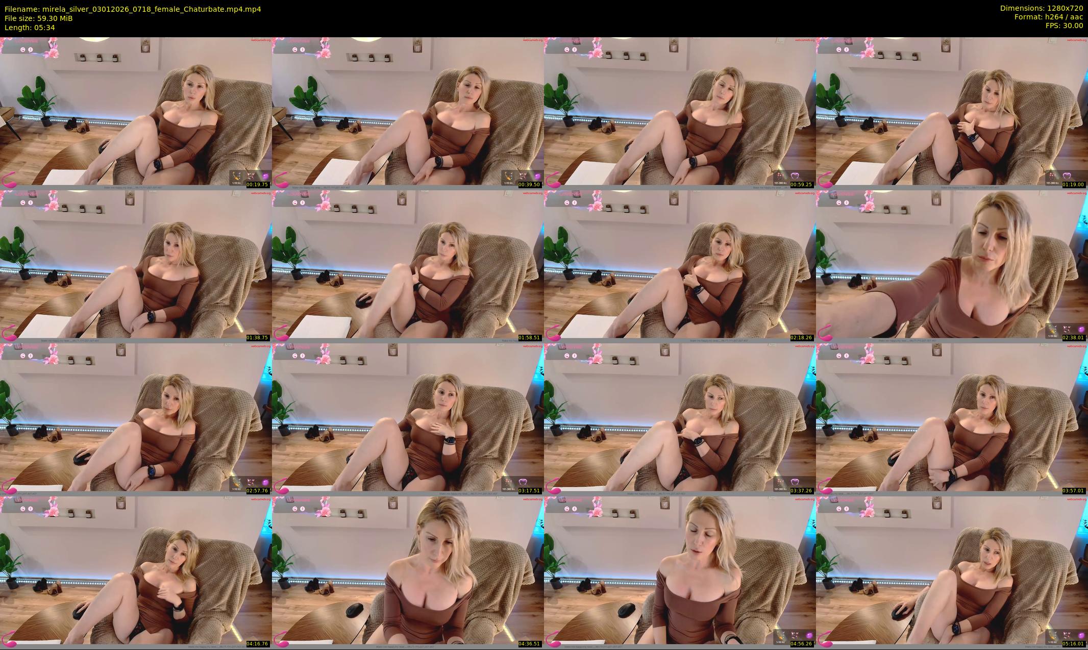 mirela_silver — 6 minute Chaturbate female cam show recording, 720p, Jan 3, 2026