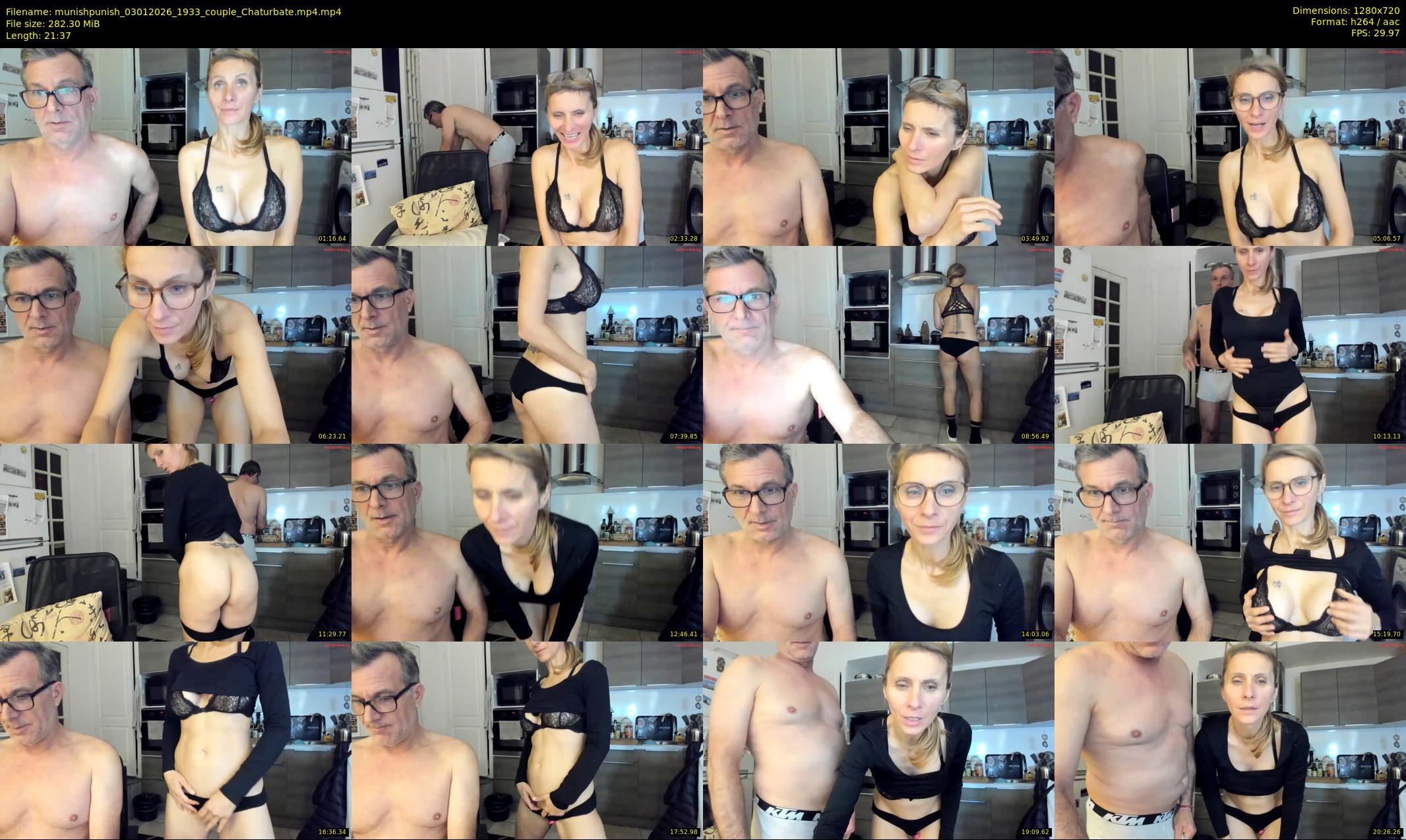 munishpunish — 22 minute Chaturbate couple cam show recording, 720p, Jan 3, 2026