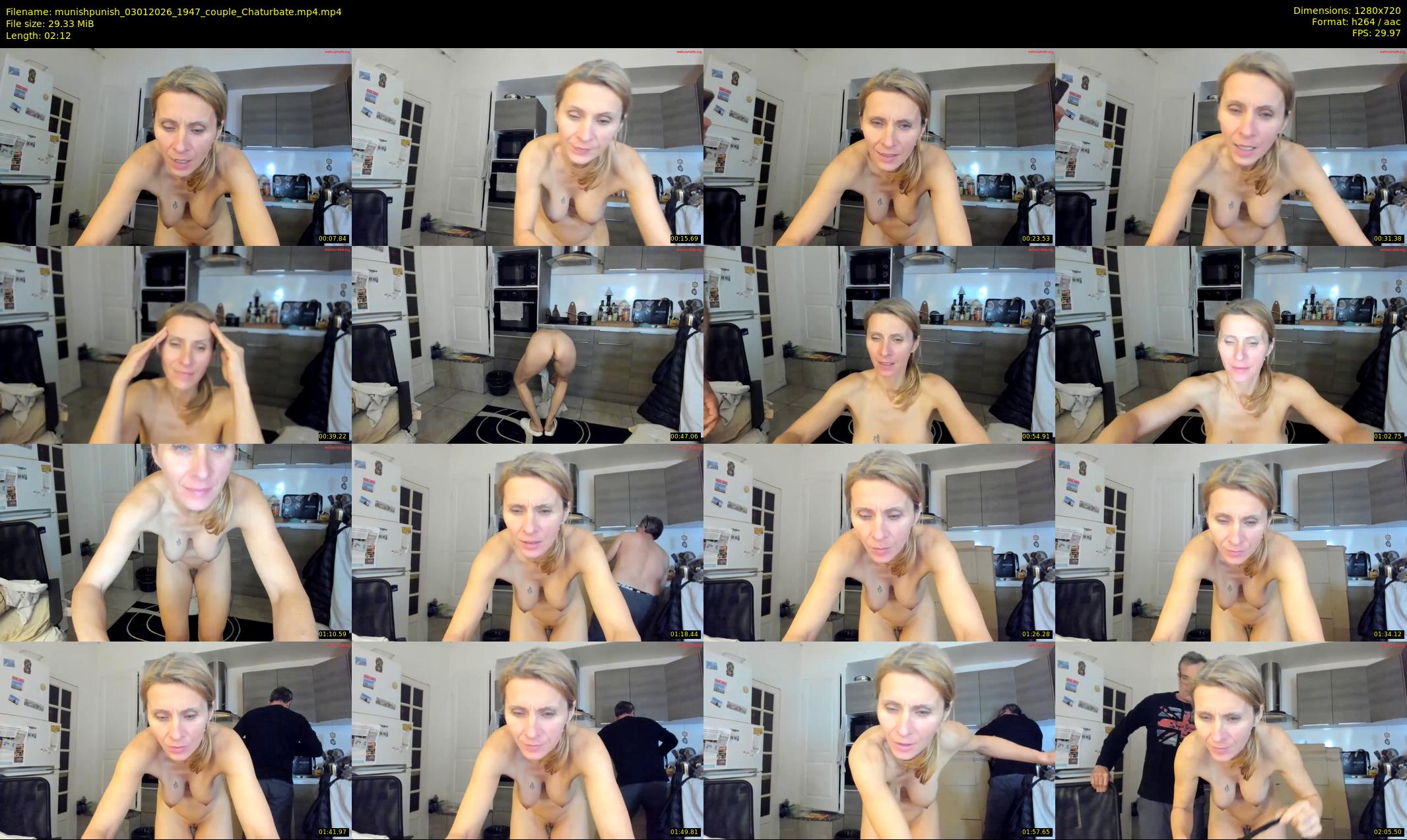 munishpunish — 3 minute Chaturbate couple cam show recording, 720p, Jan 3, 2026