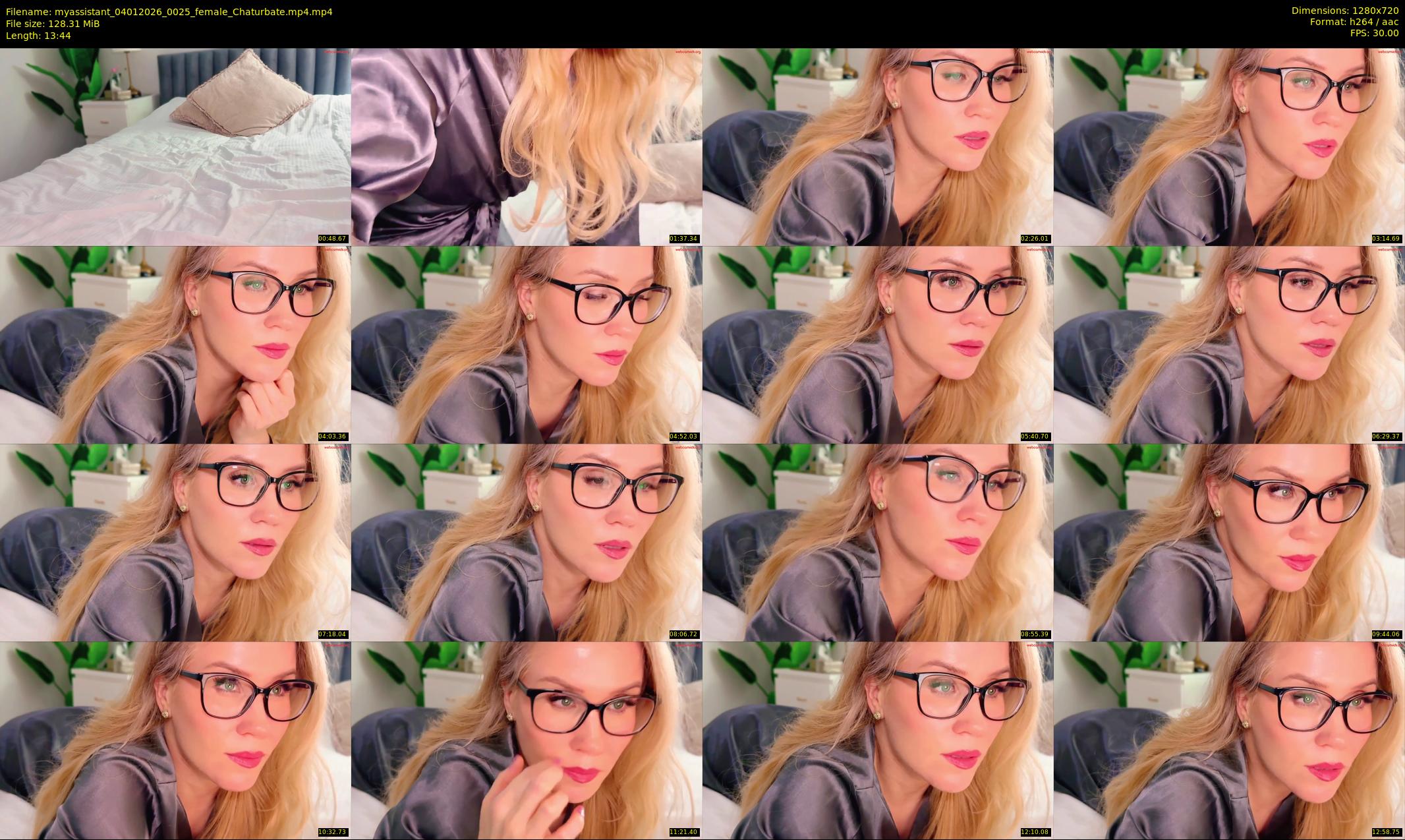 myassistant — 14 minute Chaturbate female cam show recording, 720p, Jan 4, 2026