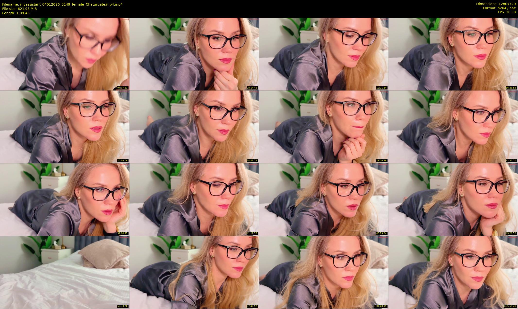myassistant — 70 minute Chaturbate female cam show recording, 720p, Jan 4, 2026