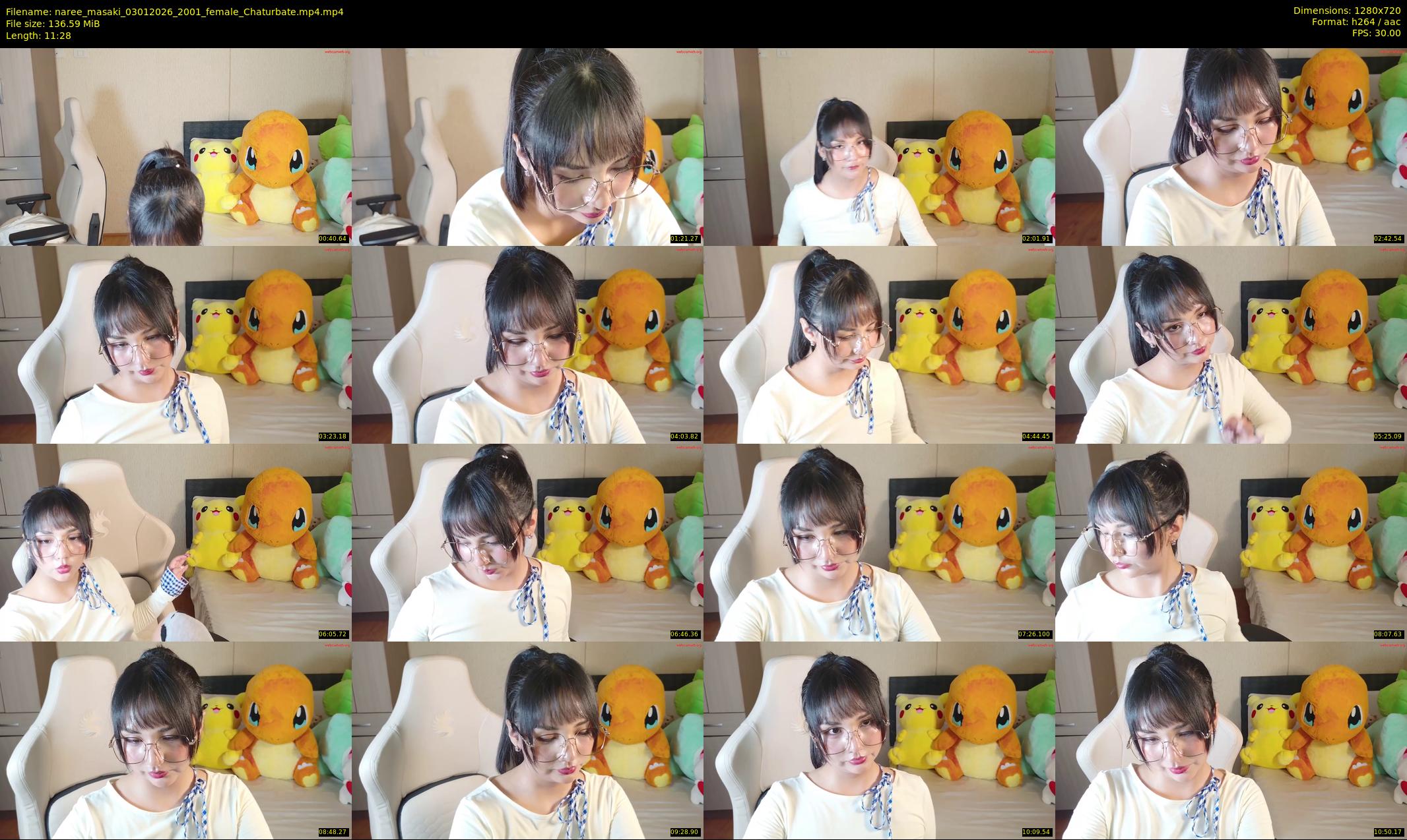 naree_masaki — 12 minute Chaturbate female cam show recording, 720p, Jan 3, 2026