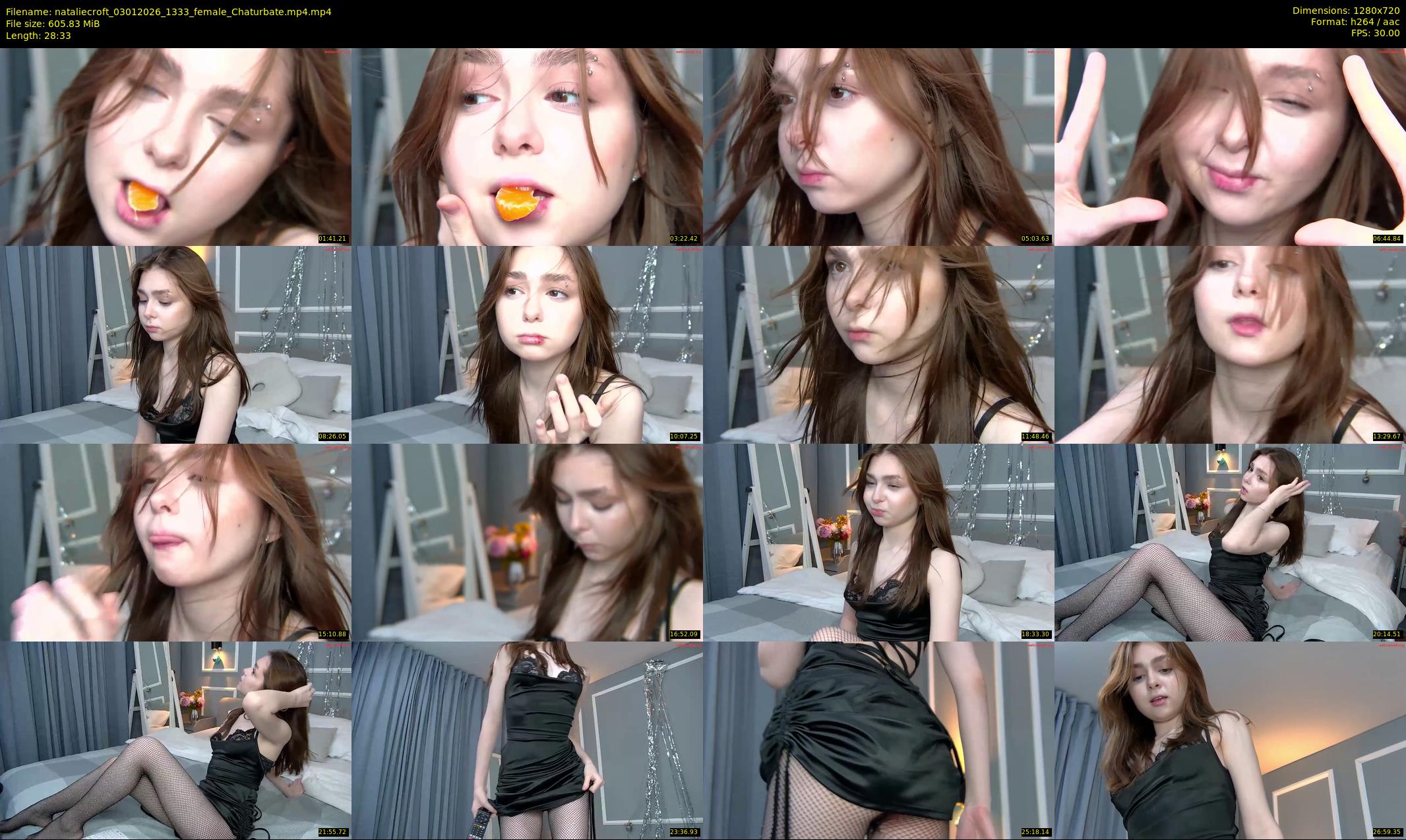 nataliecroft — 29 minute Chaturbate female cam show recording, 720p, Jan 3, 2026