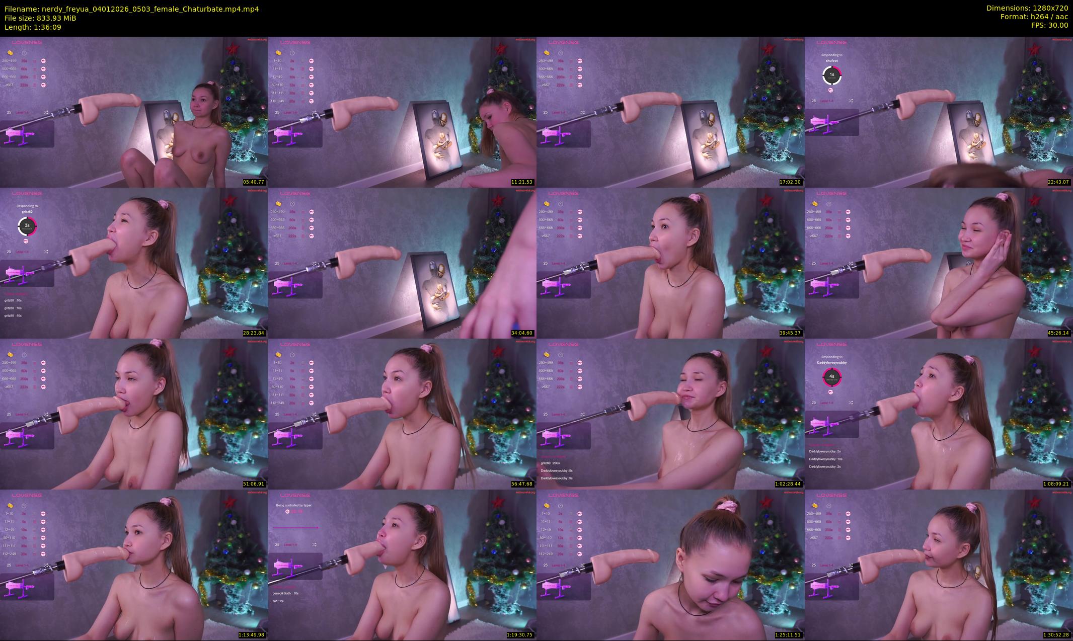 nerdy_freyua — 97 minute Chaturbate female cam show recording, 720p, Jan 4, 2026