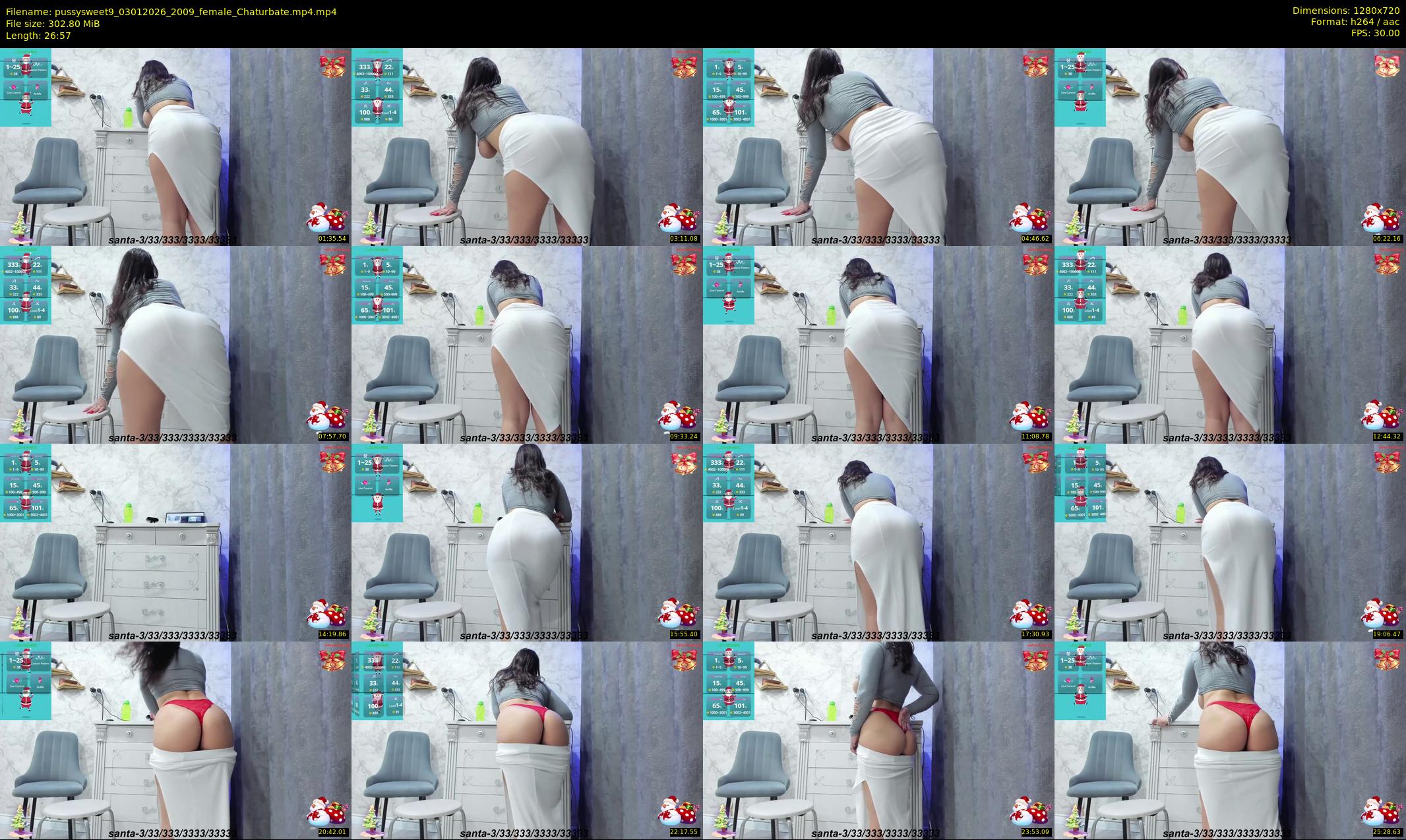 pussysweet9 — 27 minute Chaturbate female cam show recording, 720p, Jan 3, 2026