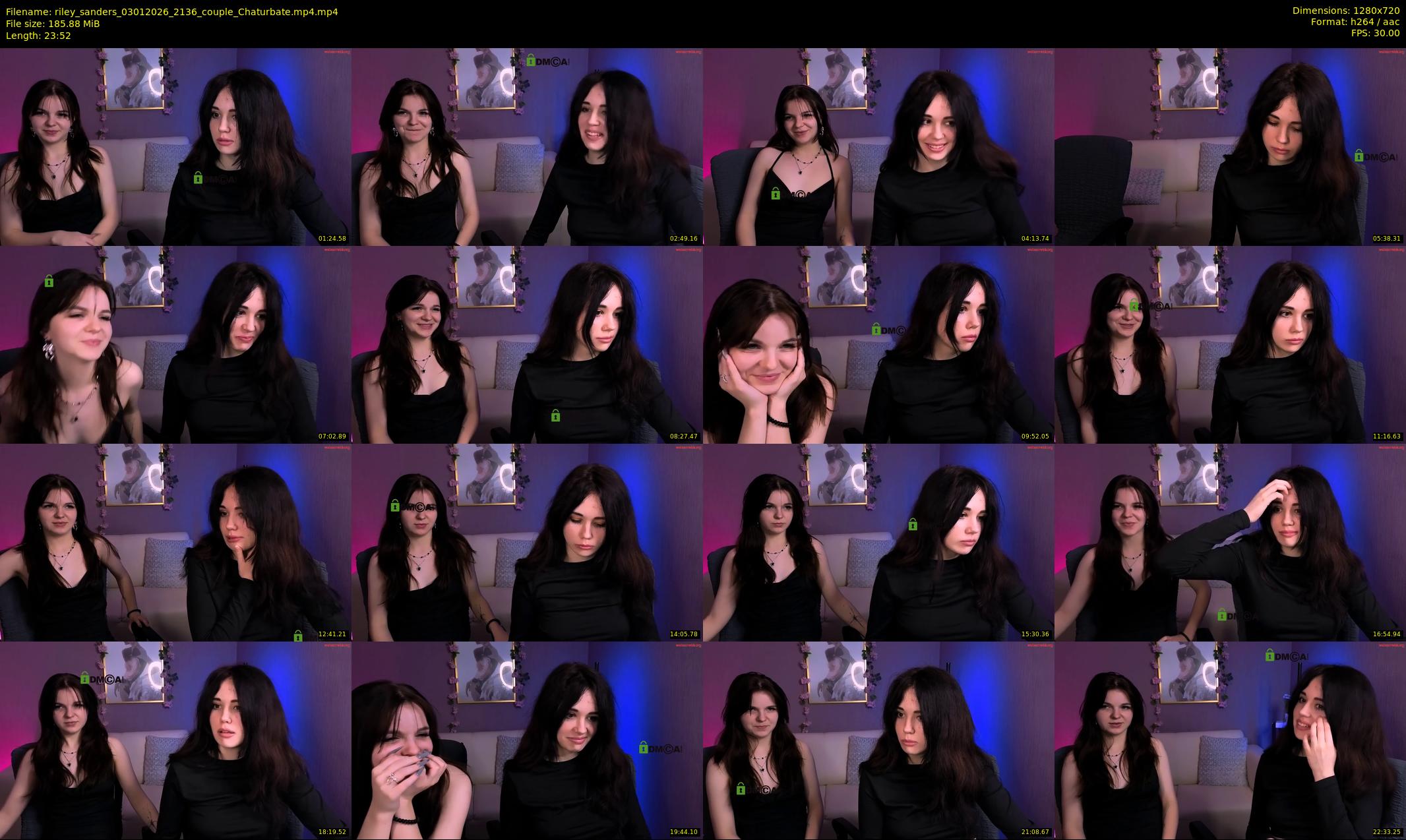 riley_sanders — 24 minute Chaturbate couple cam show recording, 720p, Jan 3, 2026