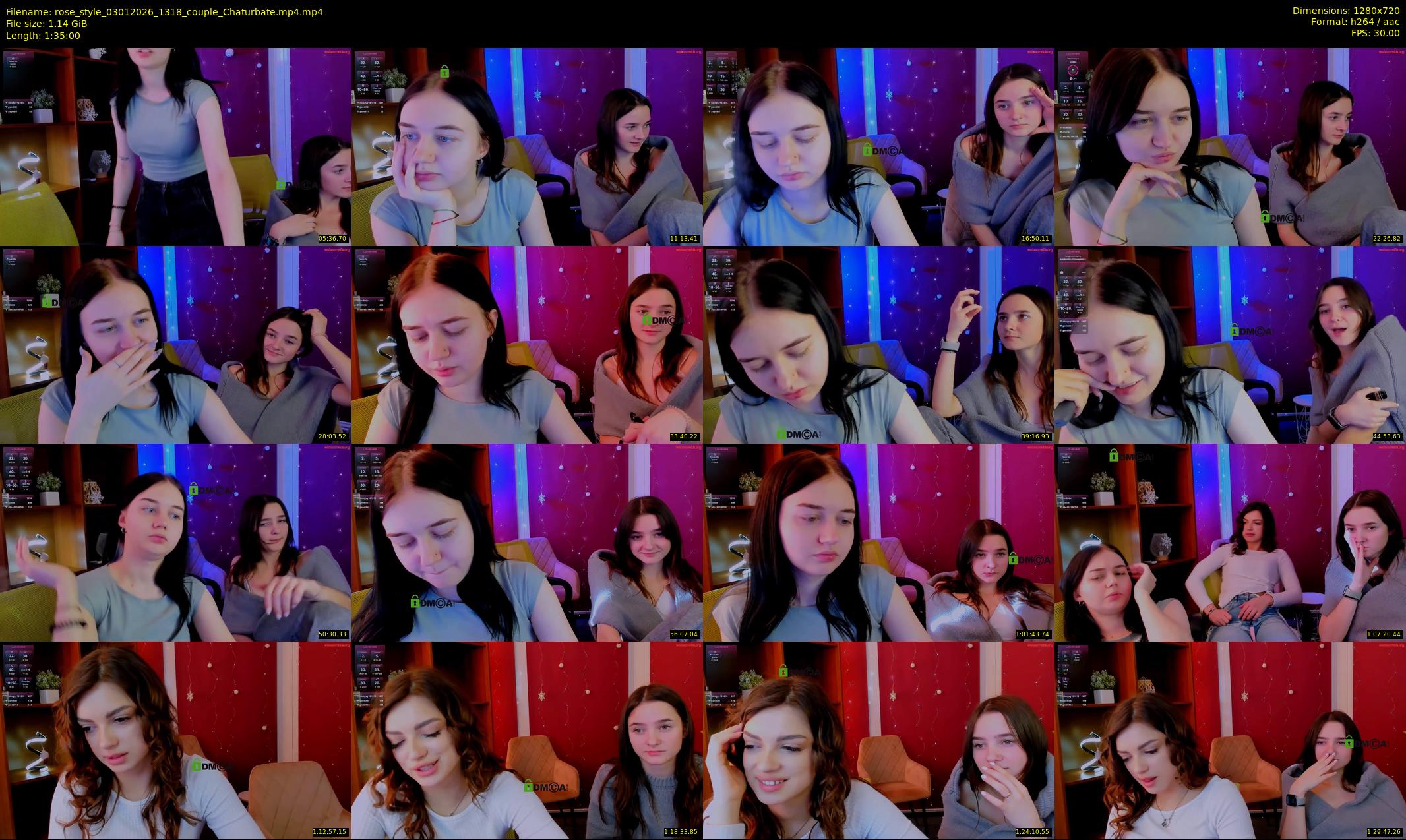 rose_style — 95 minute Chaturbate couple cam show recording, 720p, Jan 3, 2026