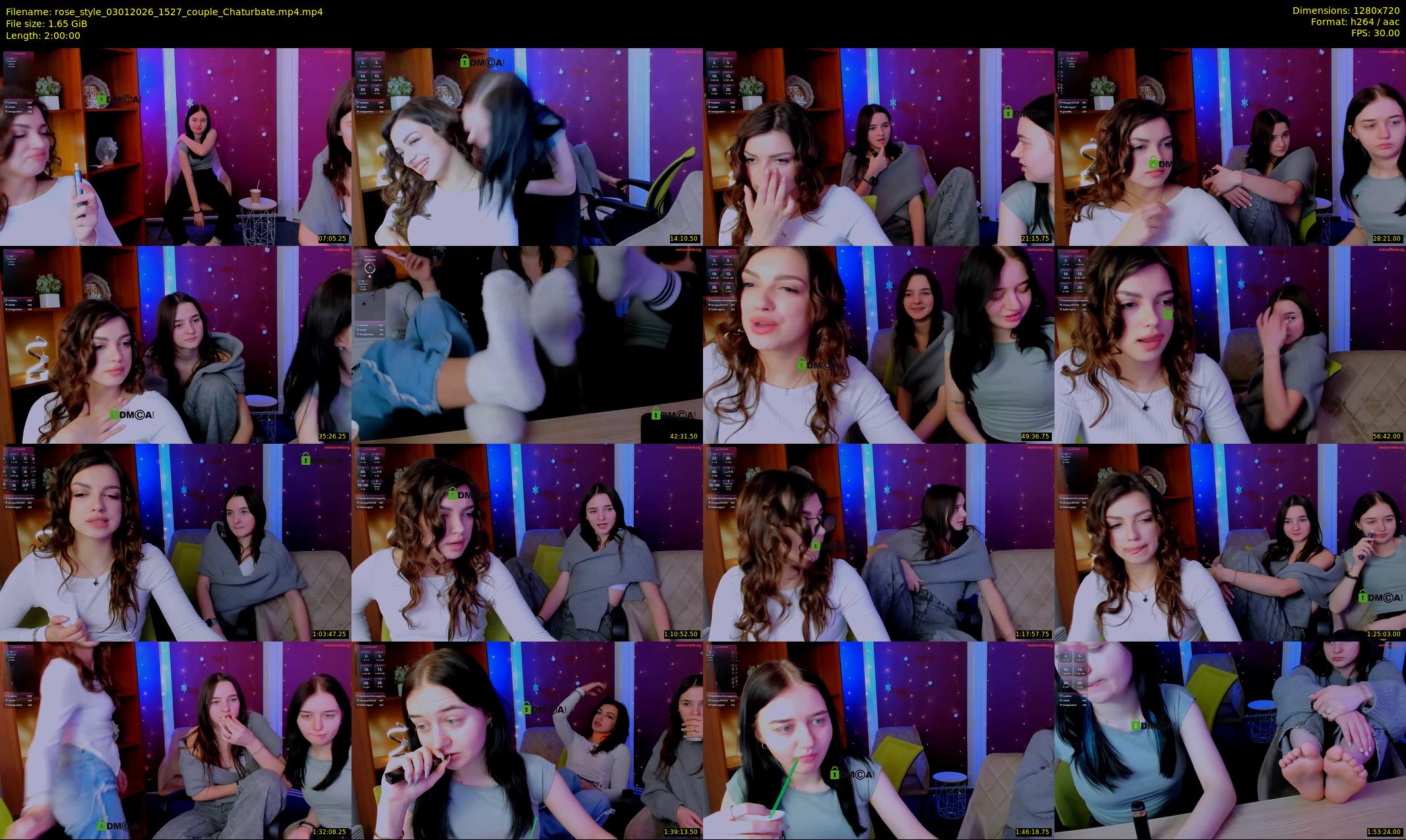 rose_style — 120 minute Chaturbate couple cam show recording, 720p, Jan 3, 2026