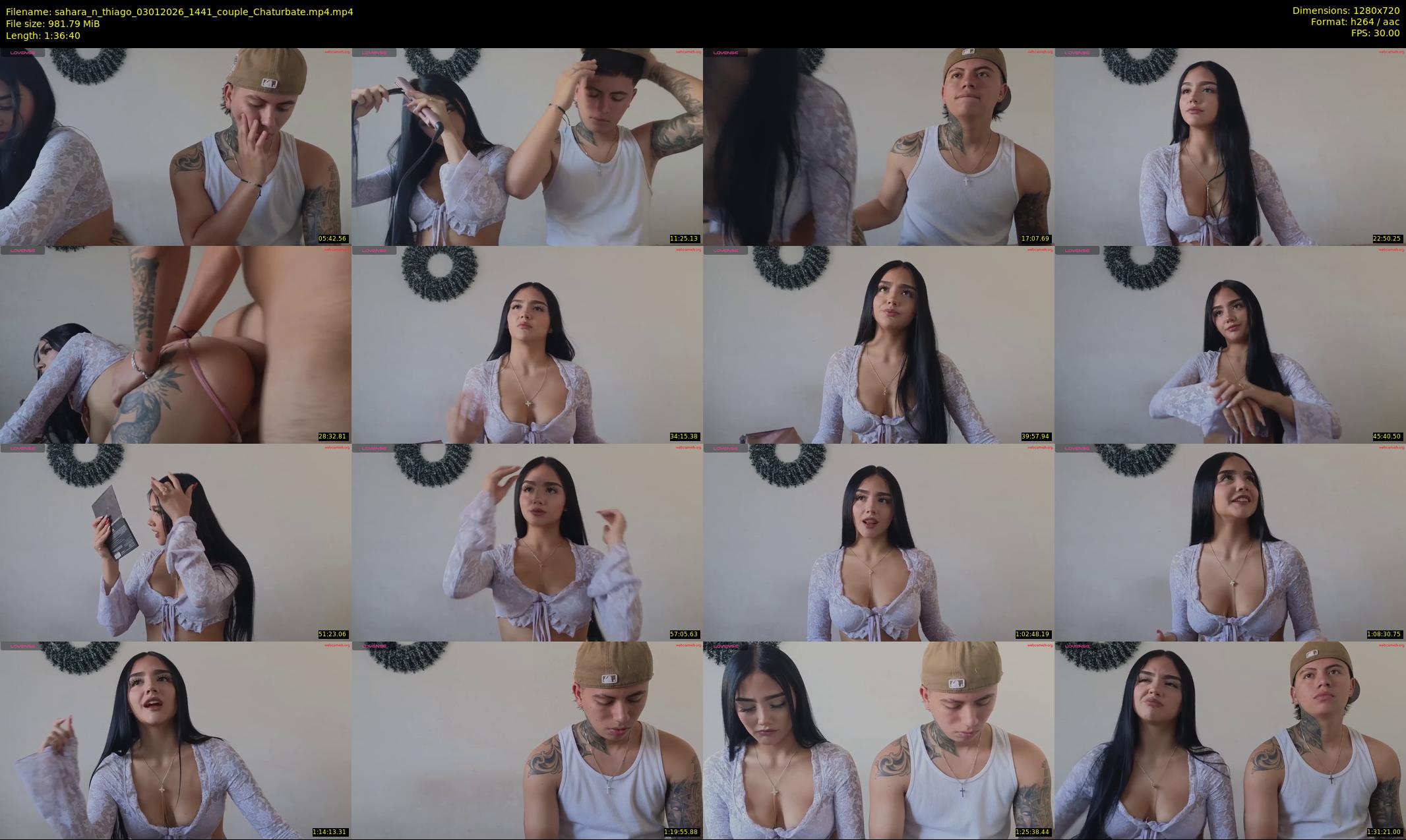 sahara_n_thiago — 97 minute Chaturbate couple cam show recording, 720p, Jan 3, 2026