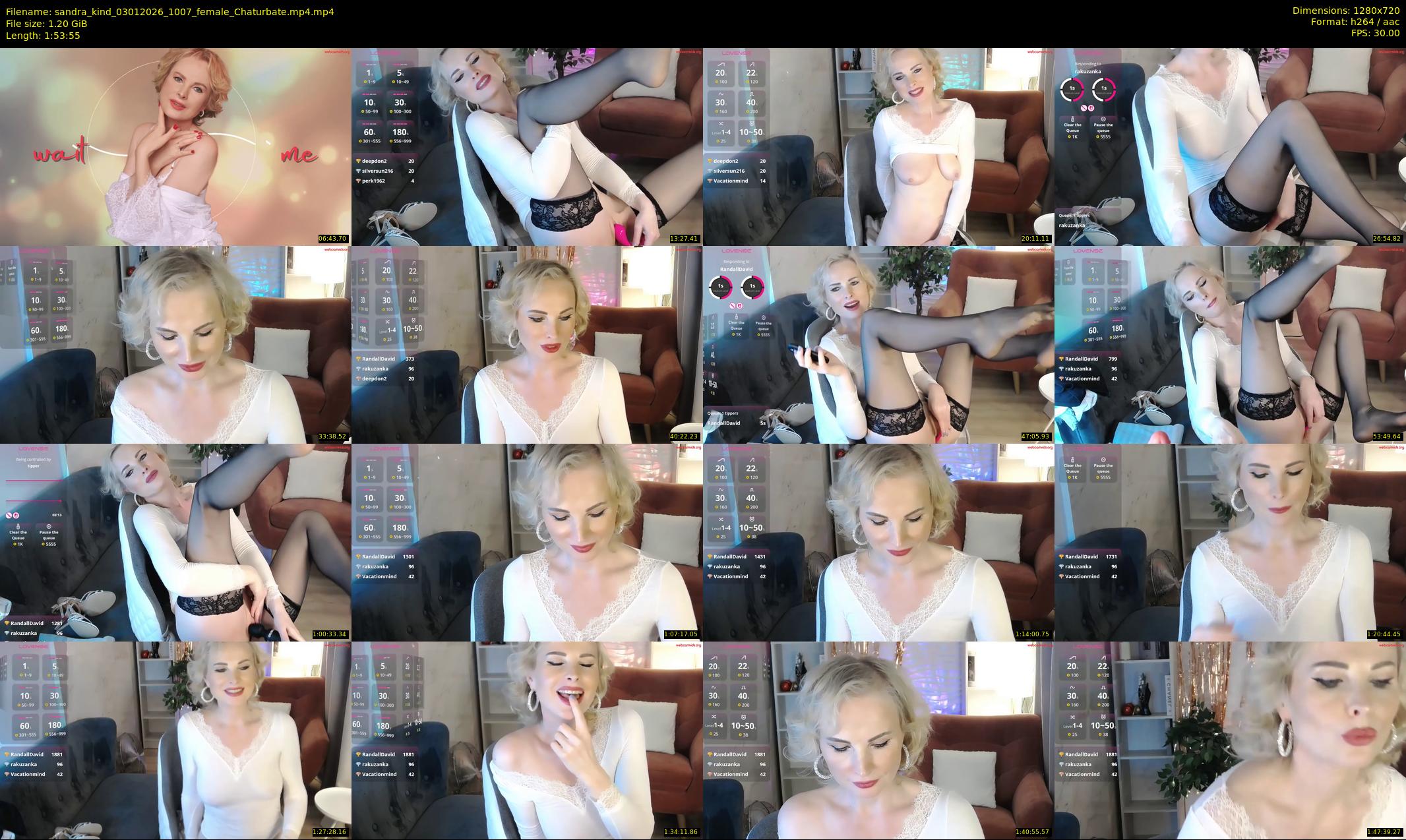 sandra_kind — 114 minute Chaturbate female cam show recording, 720p, Jan 3, 2026
