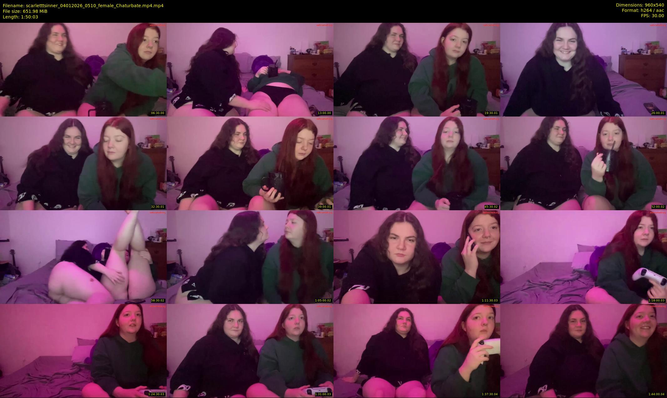 scarletttsinner — 111 minute Chaturbate female cam show recording, 480p, Jan 4, 2026