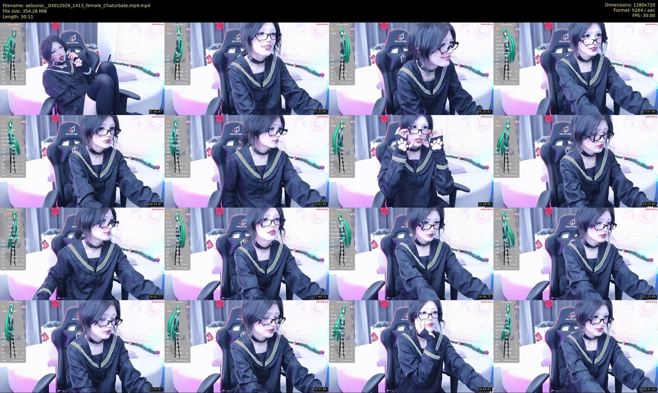 setsunai_ — 31 minute Chaturbate female cam show recording, 720p, Jan 3, 2026