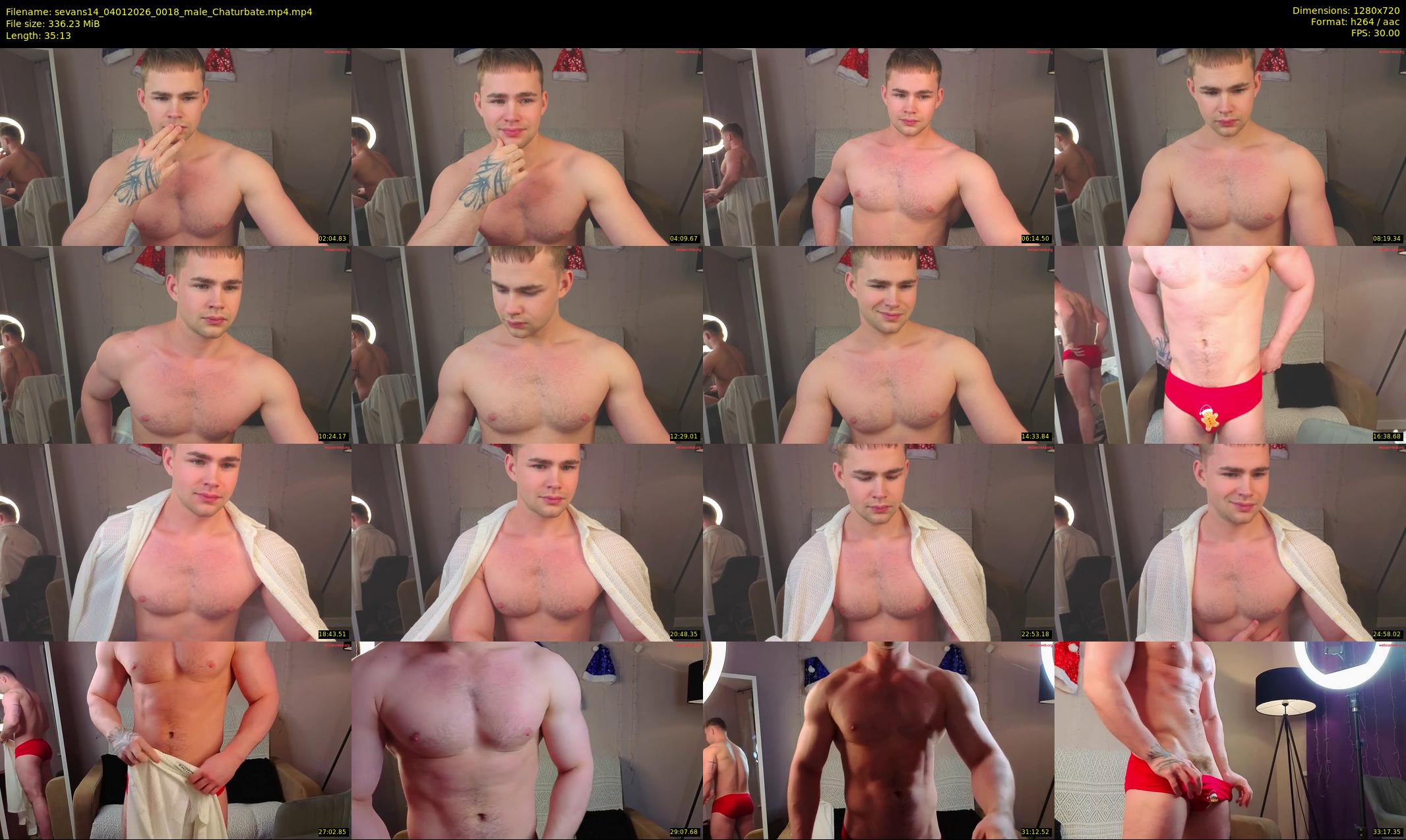 sevans14 — 36 minute Chaturbate male cam show recording, 720p, Jan 4, 2026