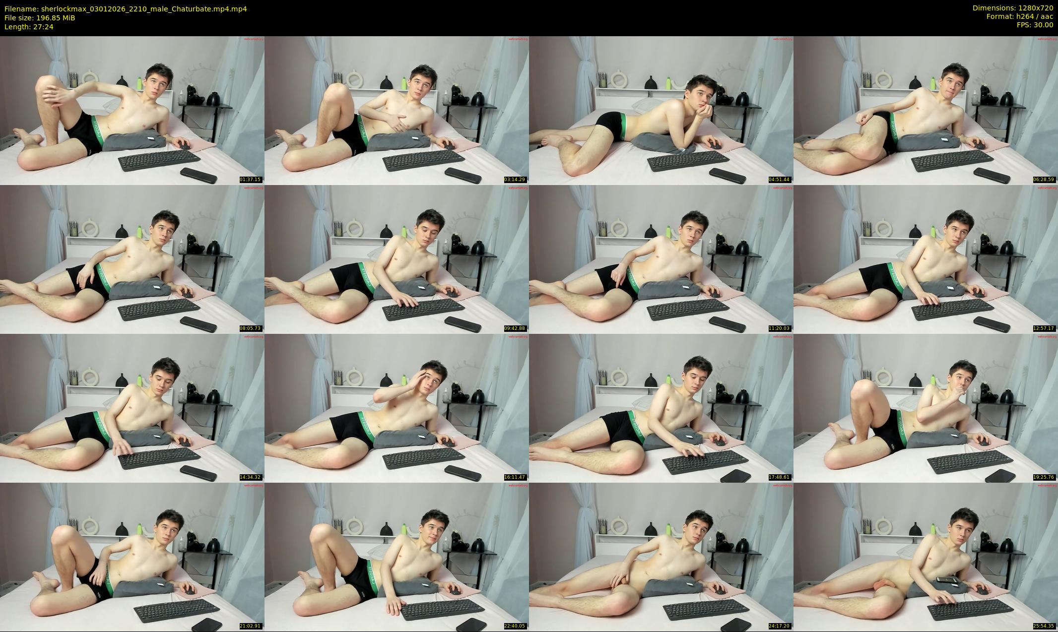 sherlockmax — 28 minute Chaturbate male cam show recording, 720p, Jan 3, 2026