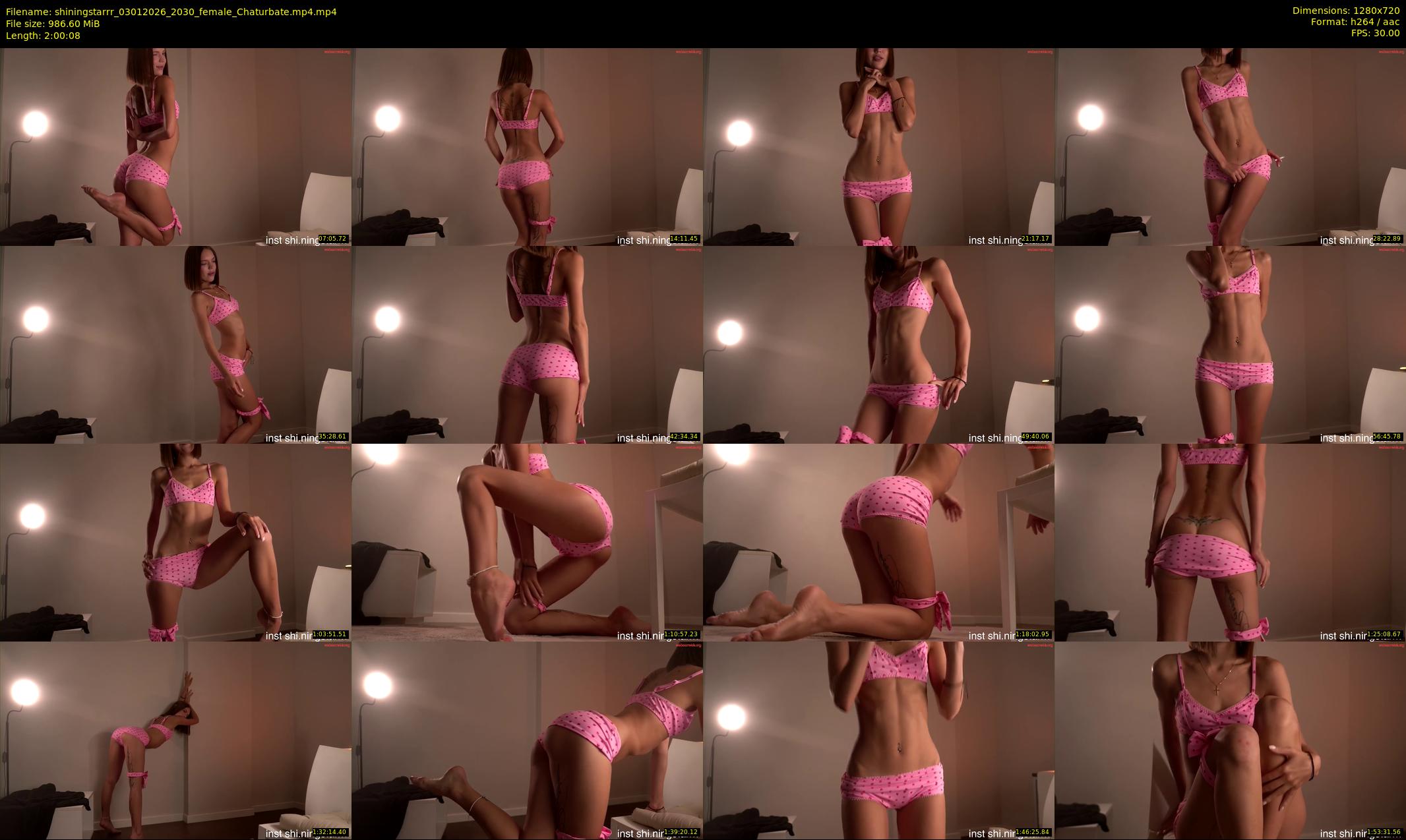 shiningstarrr — 121 minute Chaturbate female cam show recording, 720p, Jan 3, 2026