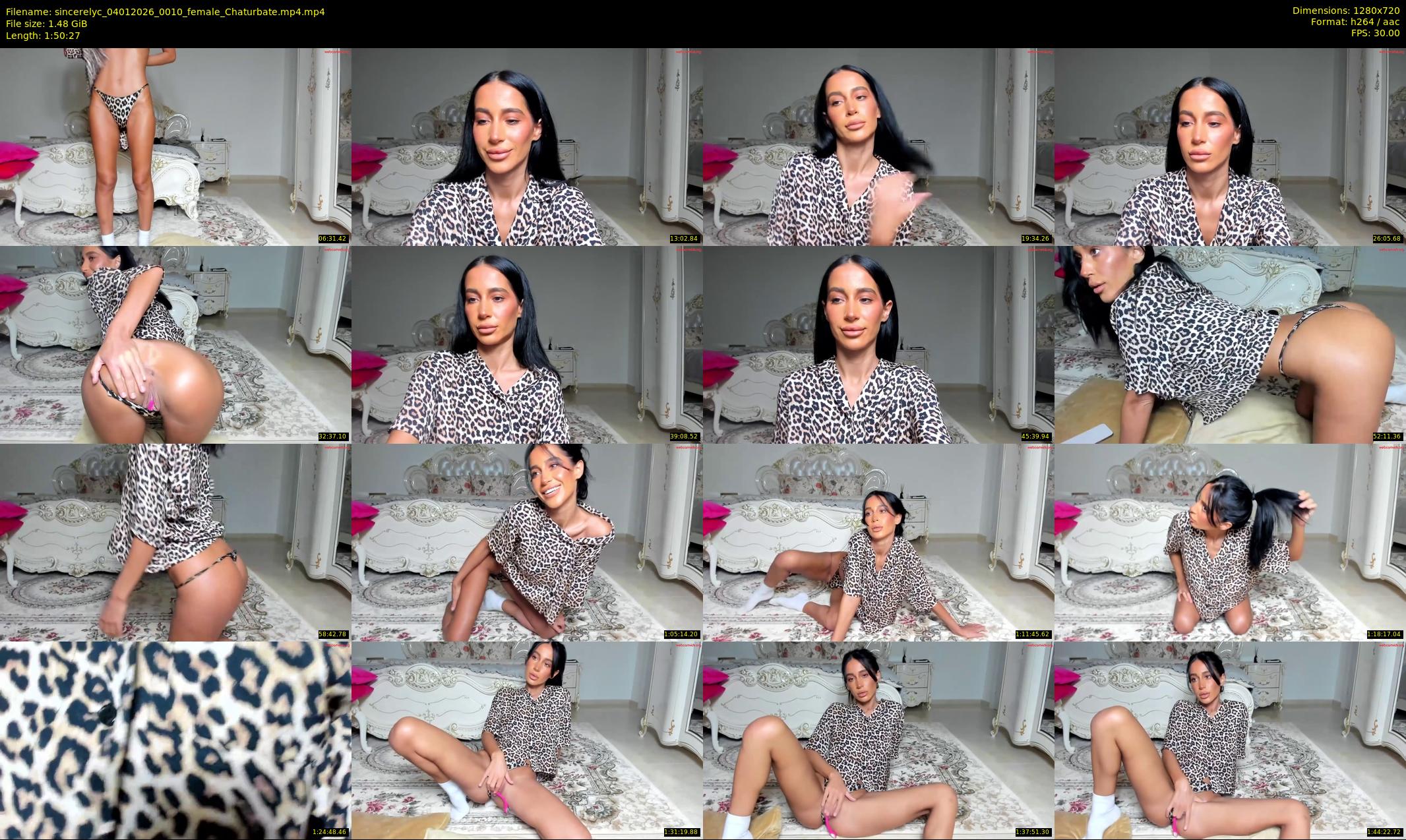 sincerelyc — 111 minute Chaturbate female cam show recording, 720p, Jan 4, 2026