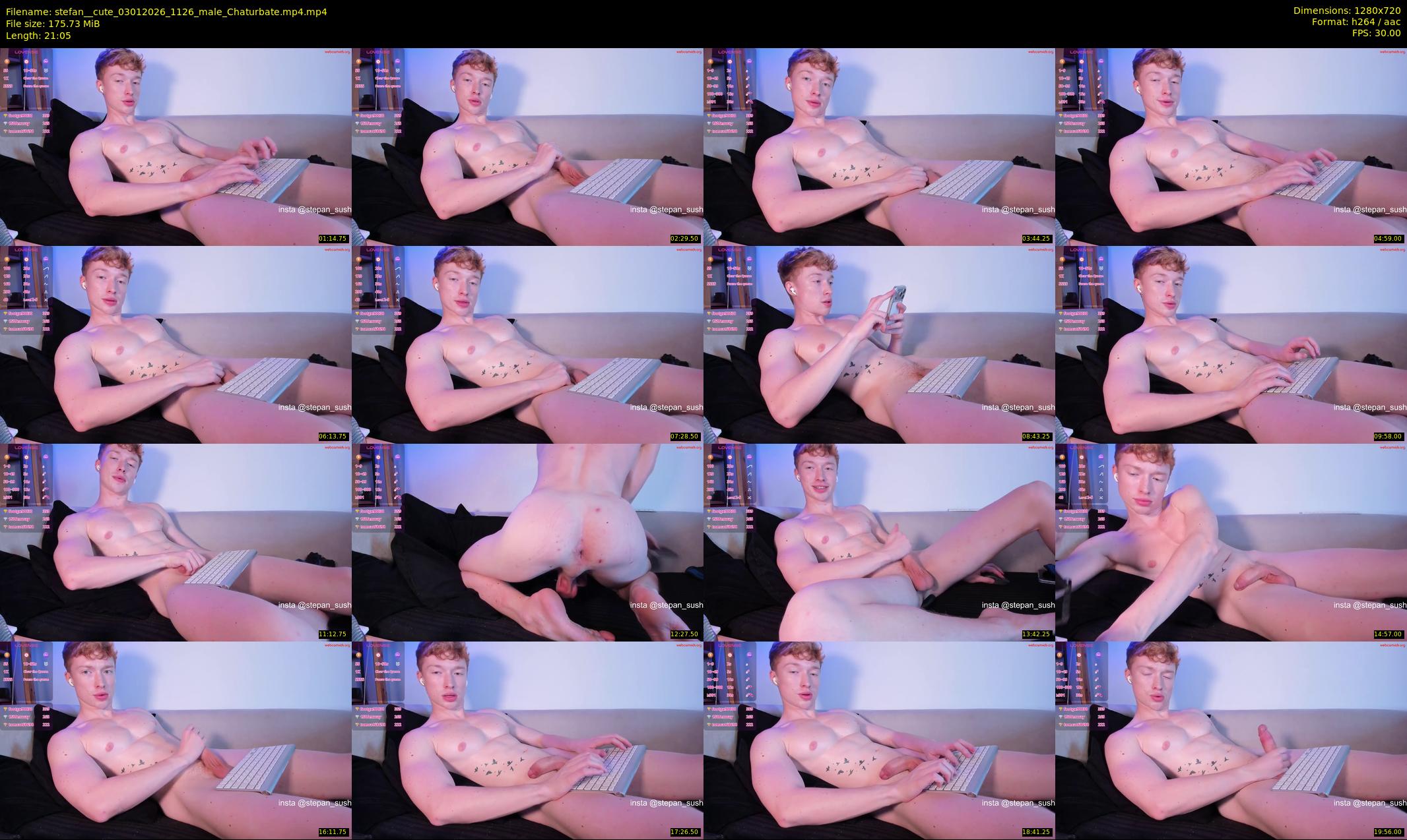 stefan__cute — 22 minute Chaturbate male cam show recording, 720p, Jan 3, 2026
