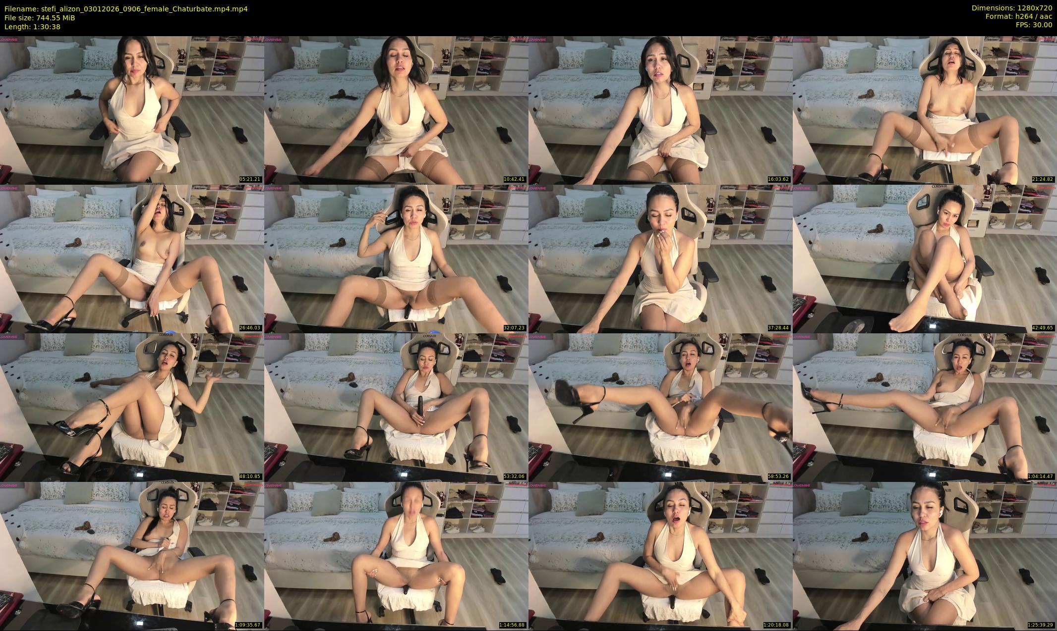 stefi_alizon — 91 minute Chaturbate female cam show recording, 720p, Jan 3, 2026