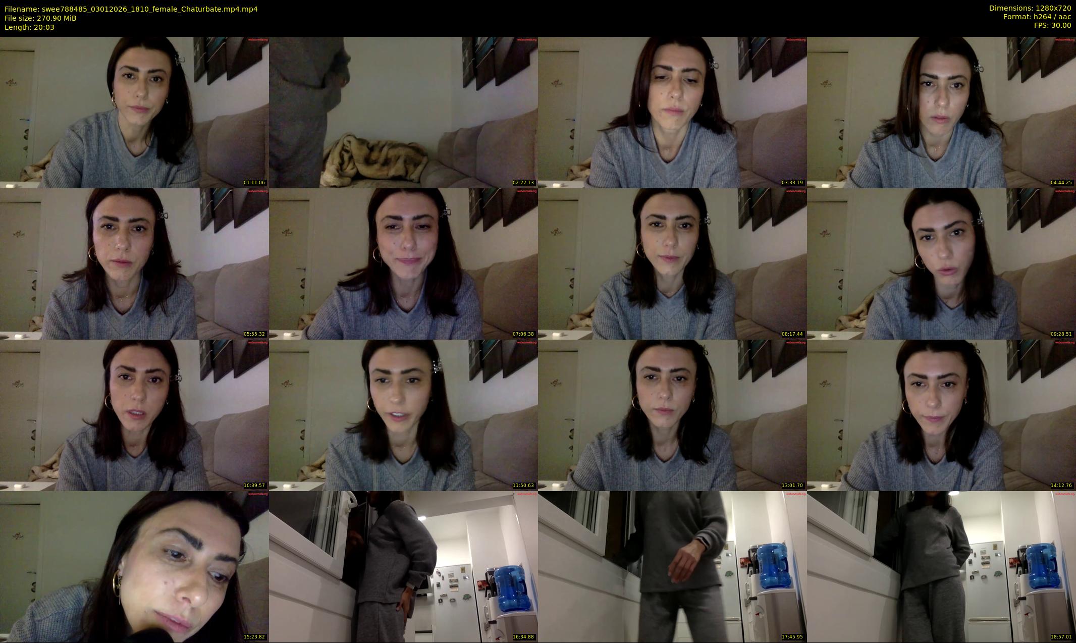swee788485 — 21 minute Chaturbate female cam show recording, 720p, Jan 3, 2026