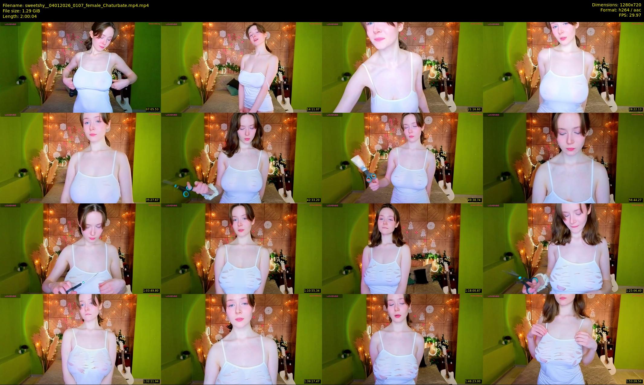 sweetshy_ — 121 minute Chaturbate female cam show recording, 720p, Jan 4, 2026