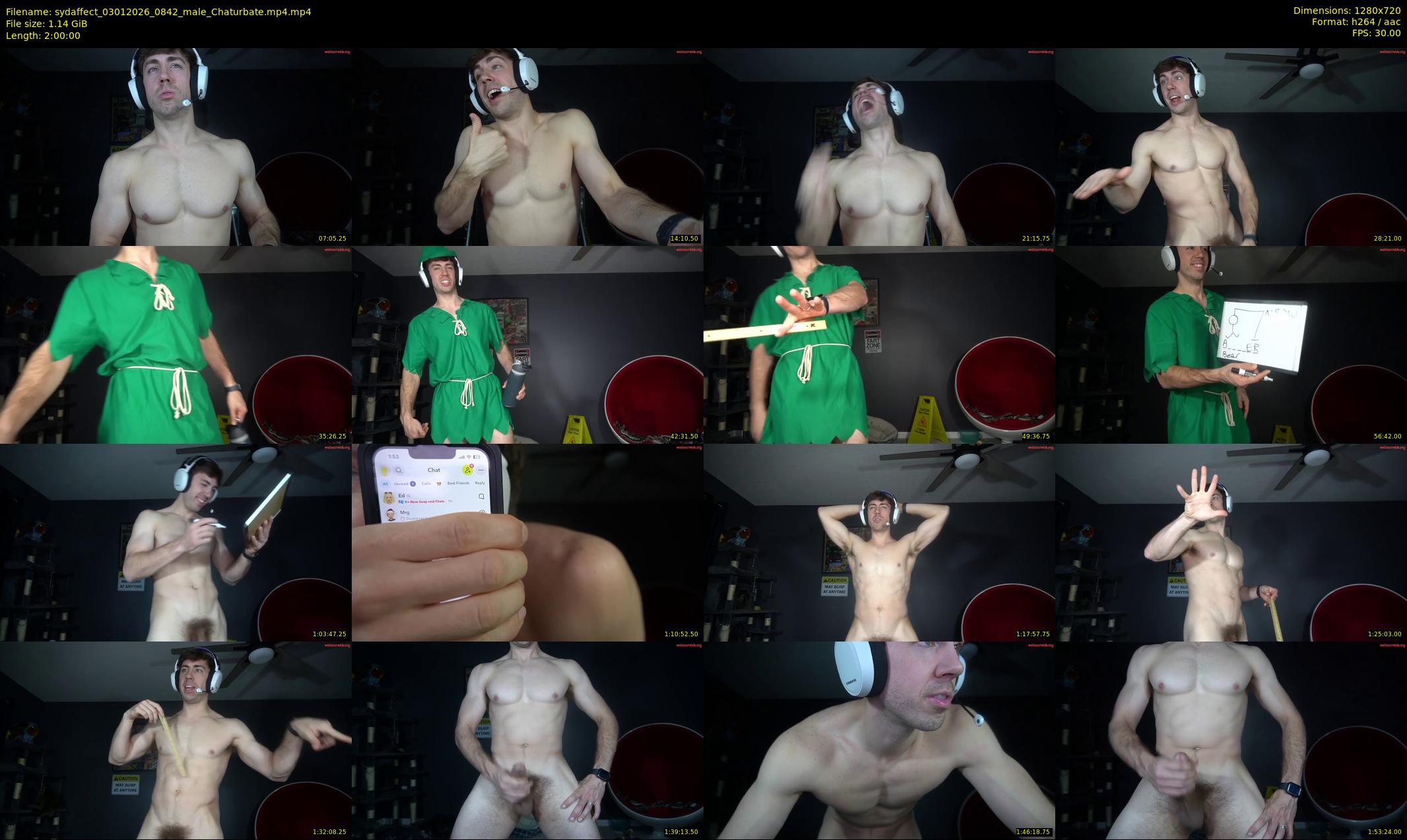 sydaffect — 120 minute Chaturbate male cam show recording, 720p, Jan 3, 2026