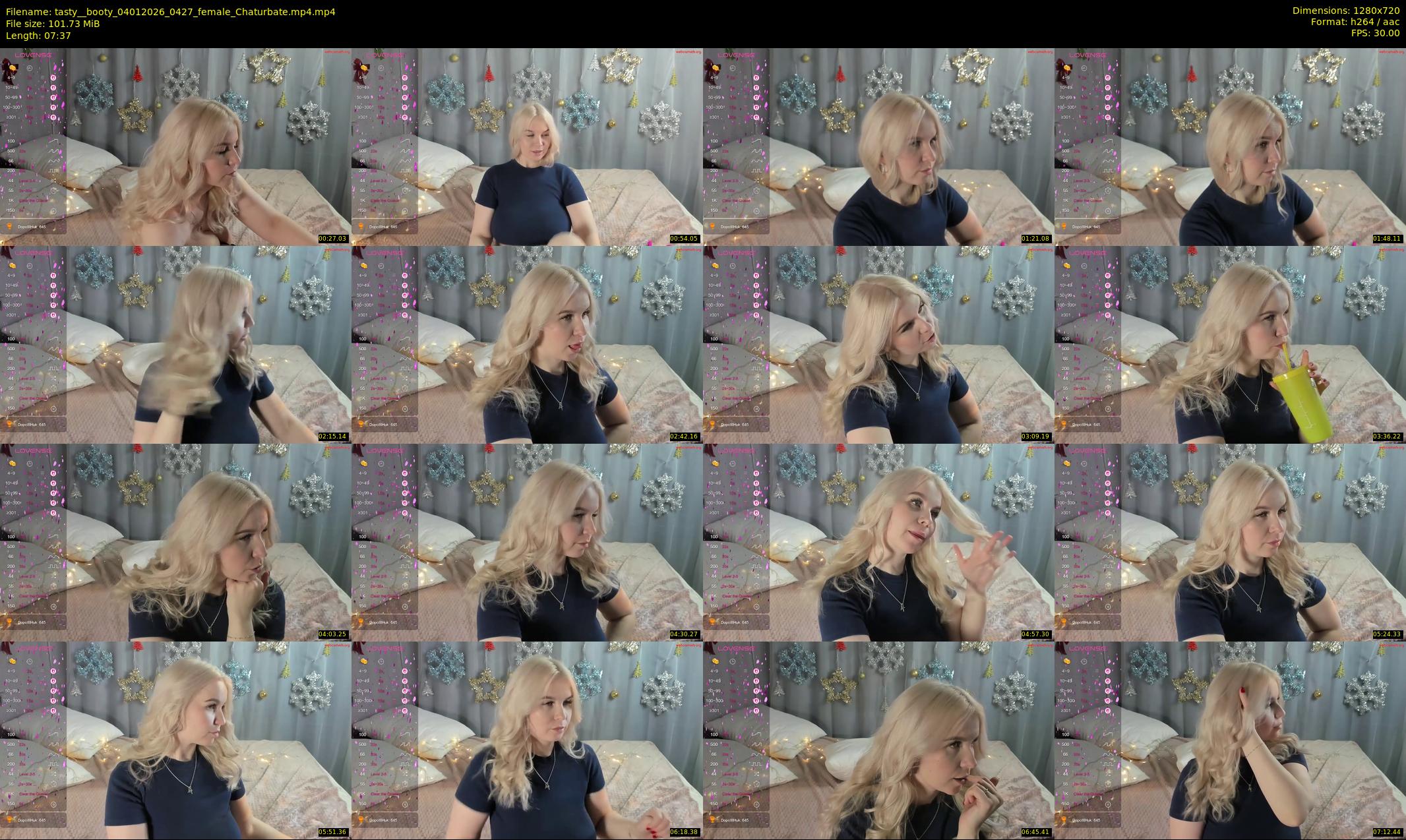 tasty__booty — 8 minute Chaturbate female cam show recording, 720p, Jan 4, 2026