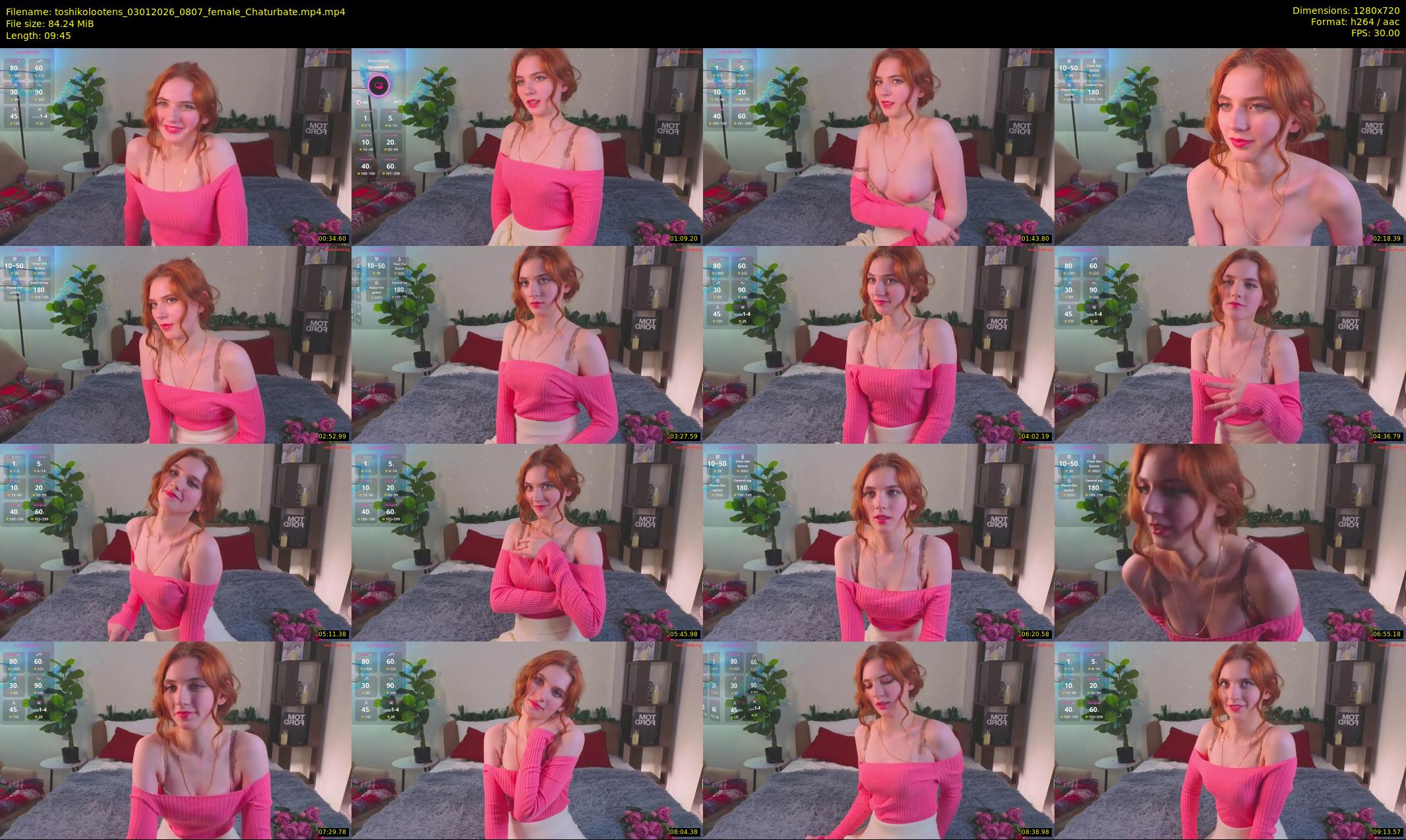 toshikolootens — 10 minute Chaturbate female cam show recording, 720p, Jan 3, 2026