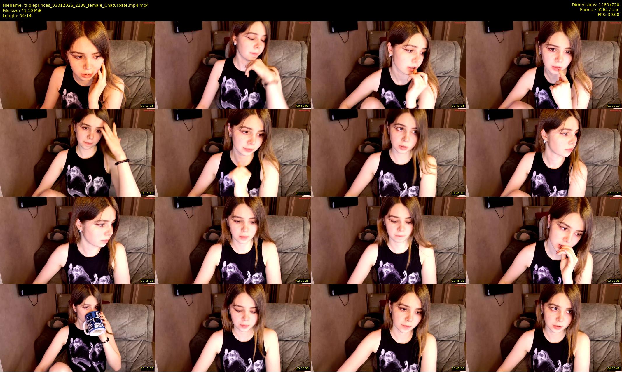 tripleprinces — 5 minute Chaturbate female cam show recording, 720p, Jan 3, 2026